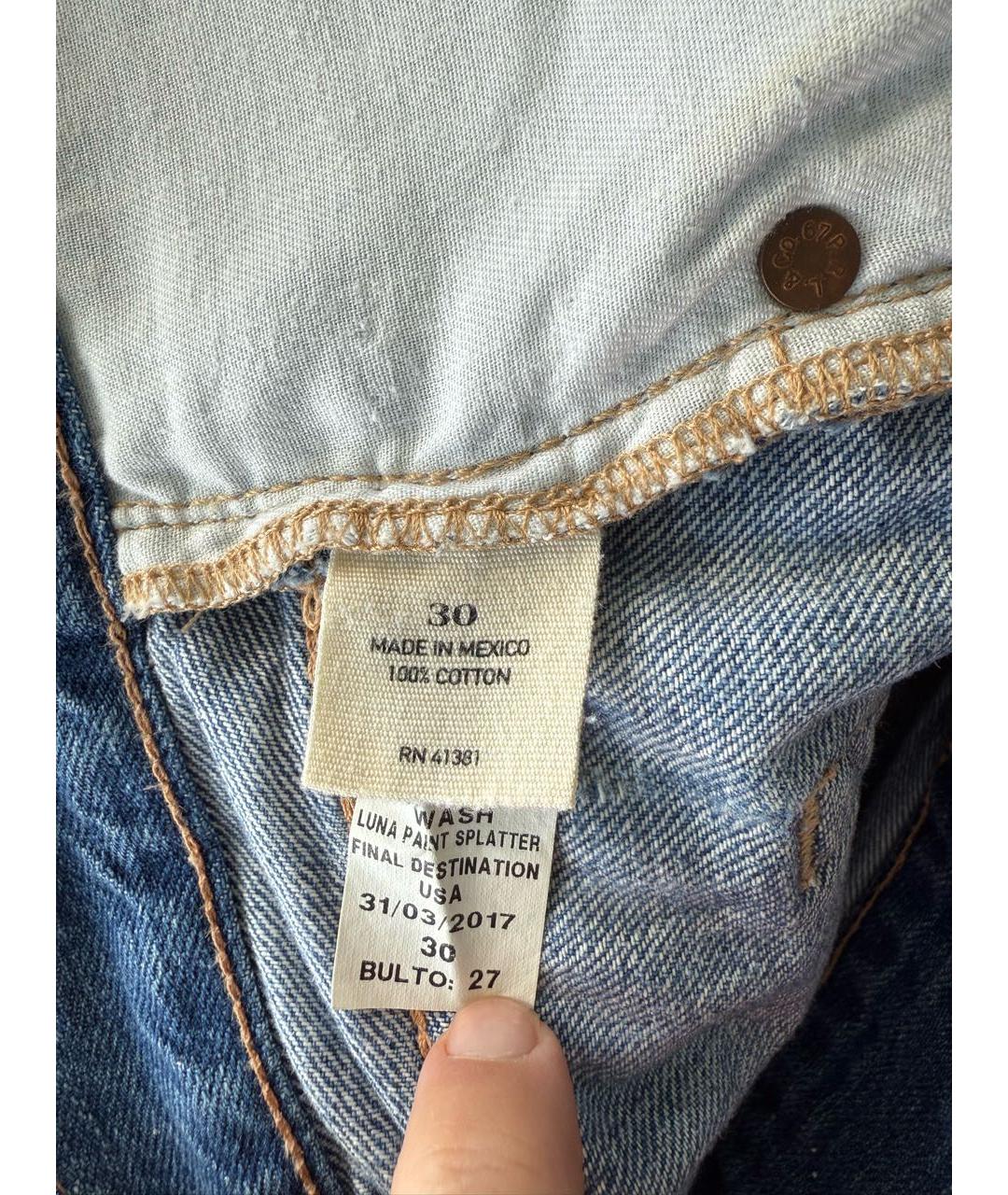 POLO RALPH LAUREN Синие деним шорты, фото 7