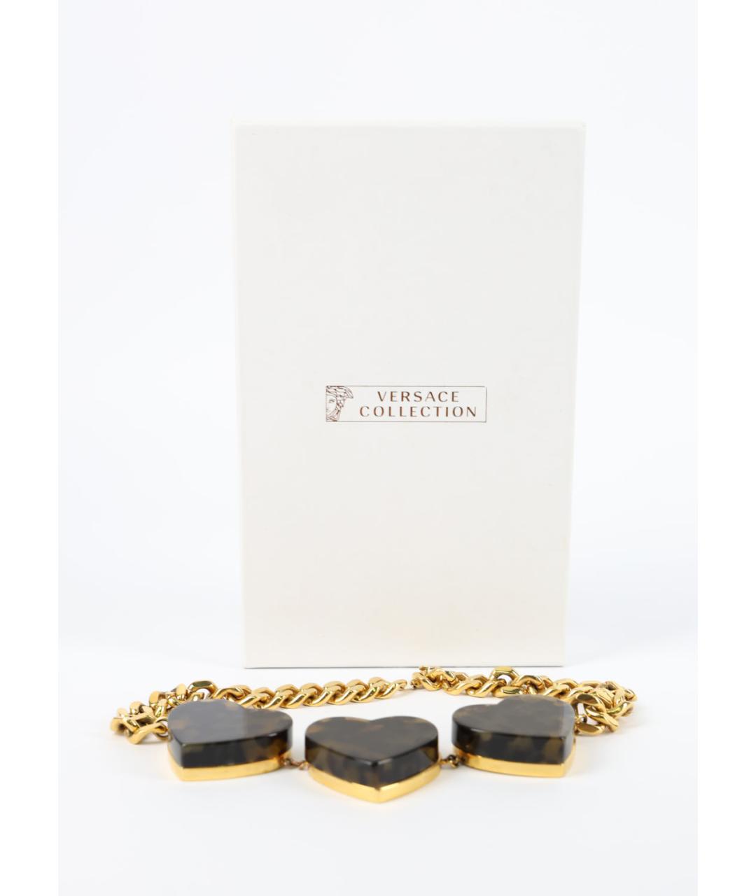 STELLA MCCARTNEY Коричневое металлическое колье, фото 5
