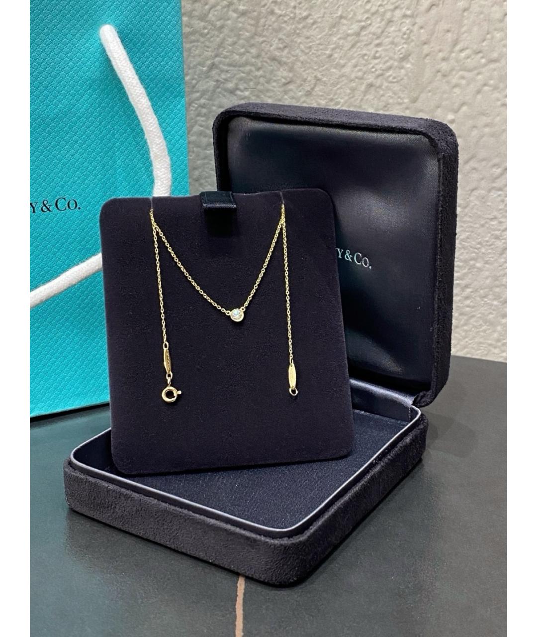 TIFFANY&CO Желтое колье из желтого золота, фото 2