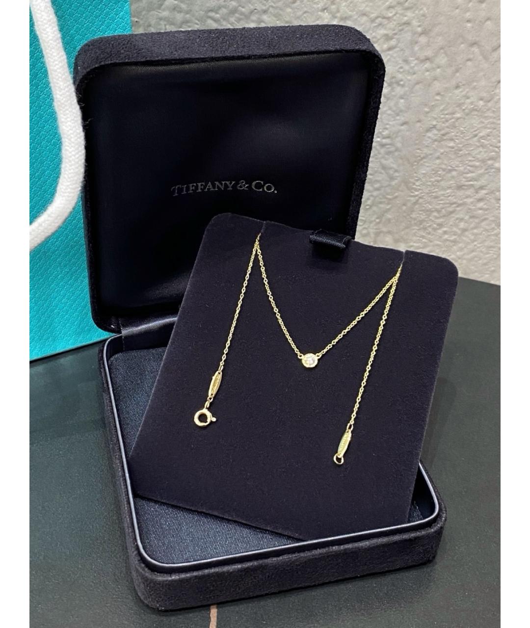 TIFFANY&CO Желтое колье из желтого золота, фото 4