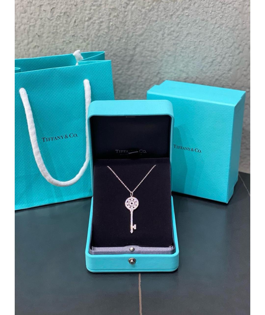 TIFFANY&CO Белое колье из белого золота, фото 3