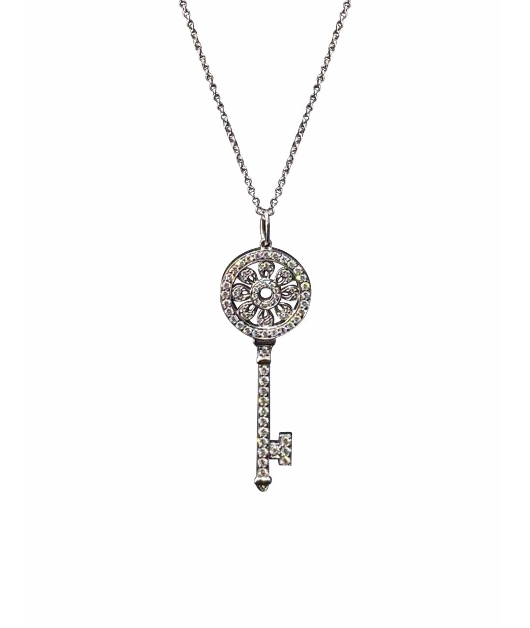TIFFANY&CO Белое колье из белого золота, фото 1