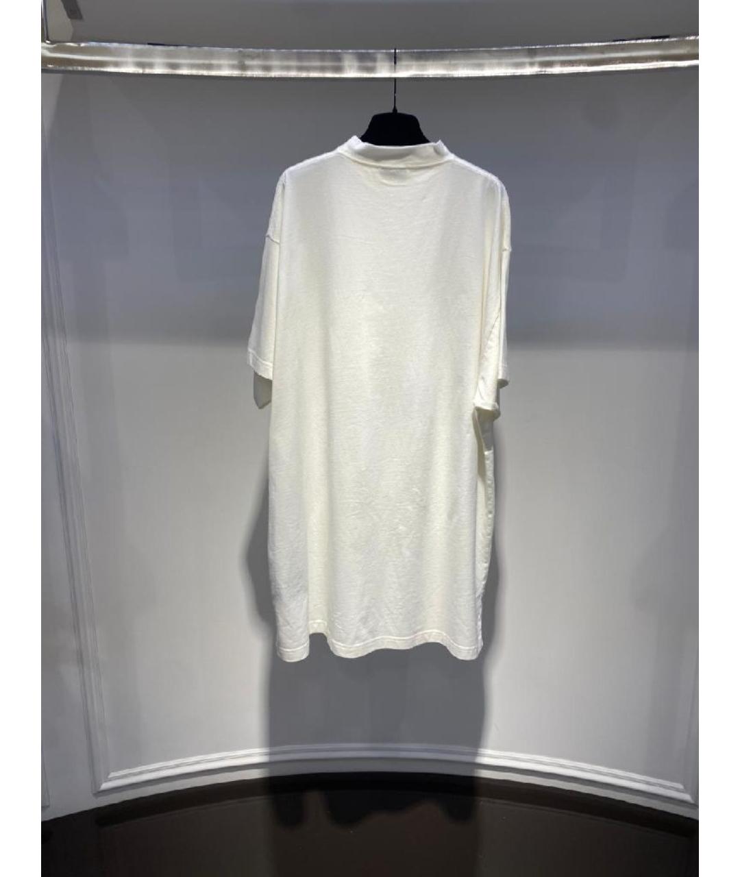 BALENCIAGA Белая футболка, фото 2