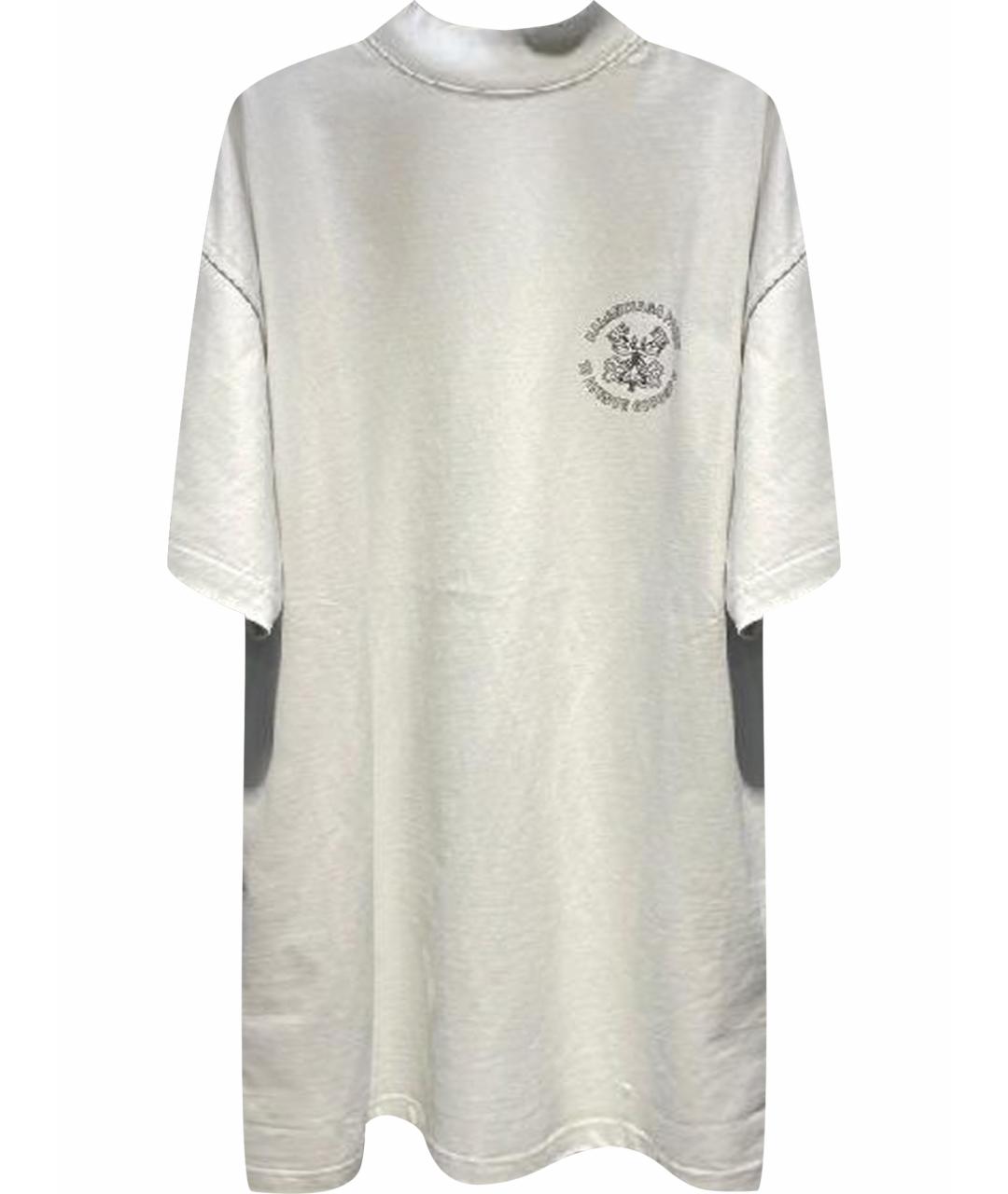 BALENCIAGA Белая футболка, фото 1