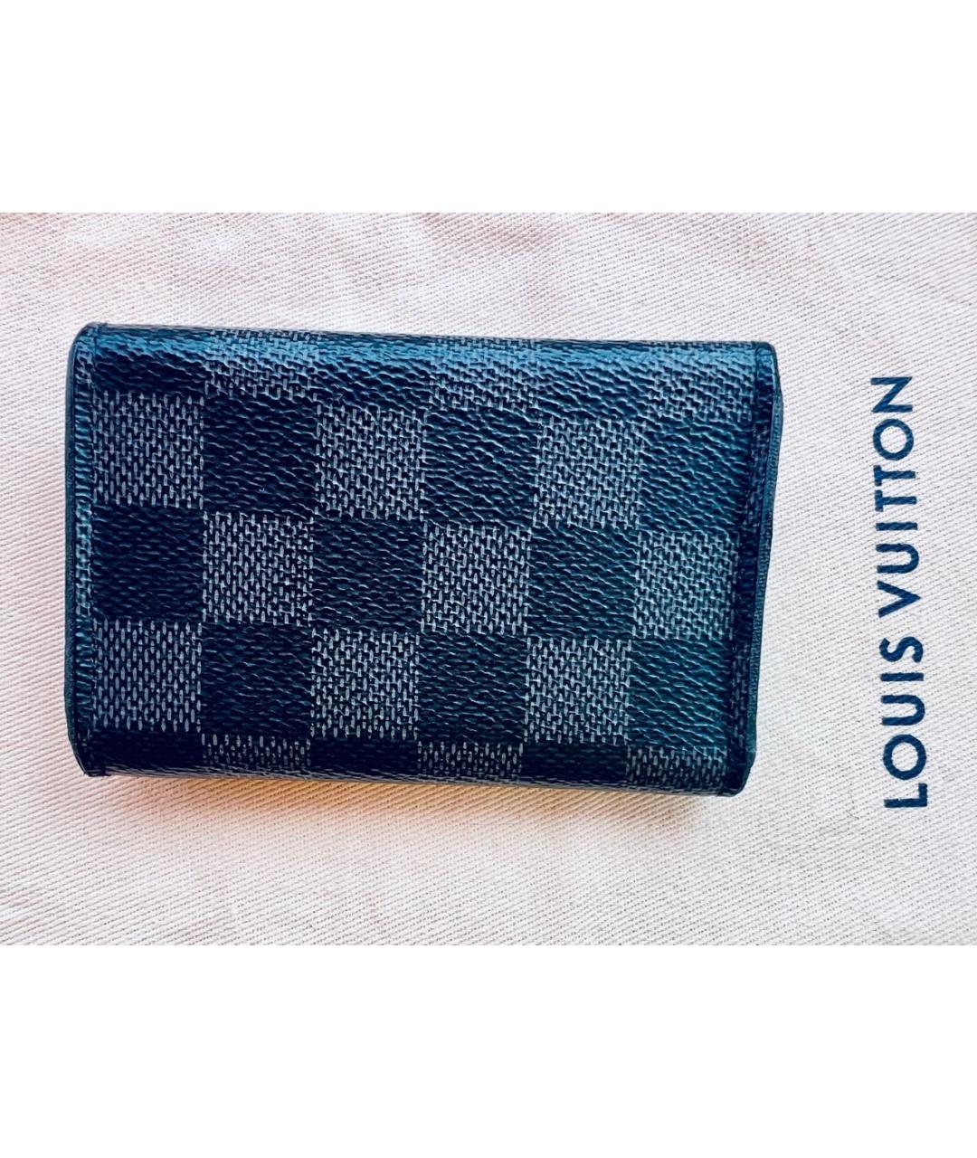 LOUIS VUITTON Черная ключница, фото 2
