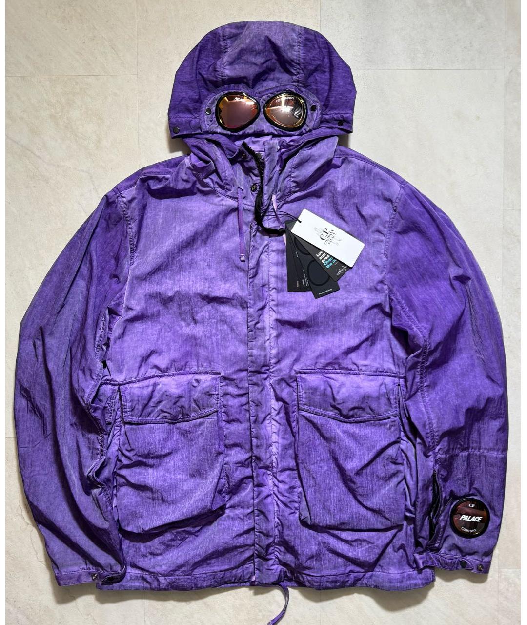 CP COMPANY Фиолетовая полиамидовая куртка, фото 9