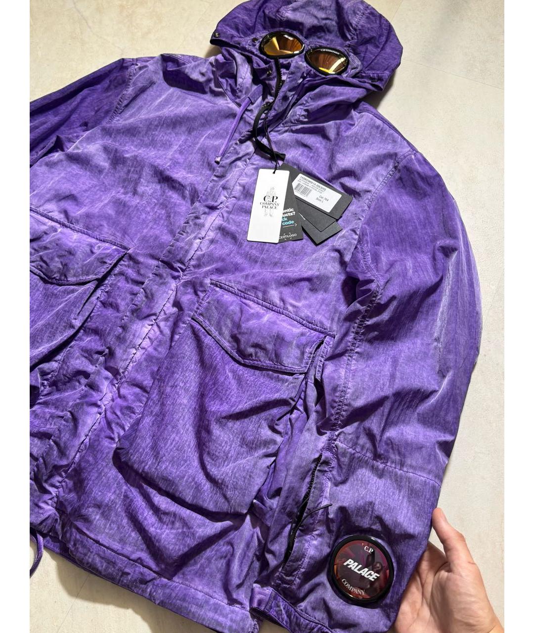 CP COMPANY Фиолетовая полиамидовая куртка, фото 4
