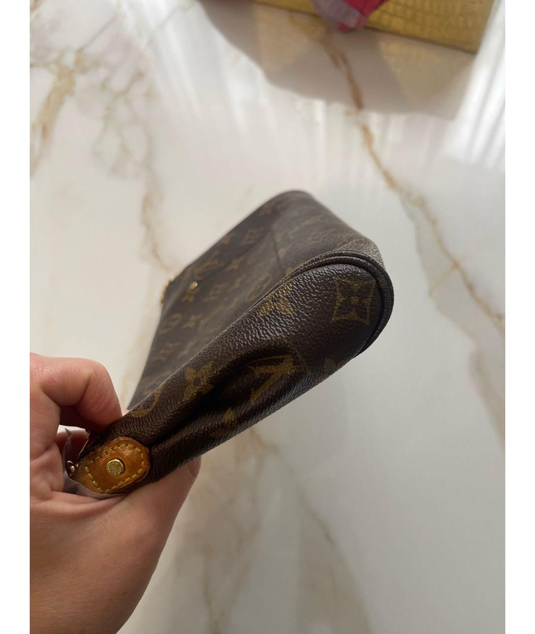 LOUIS VUITTON Коричневая сумка через плечо, фото 5