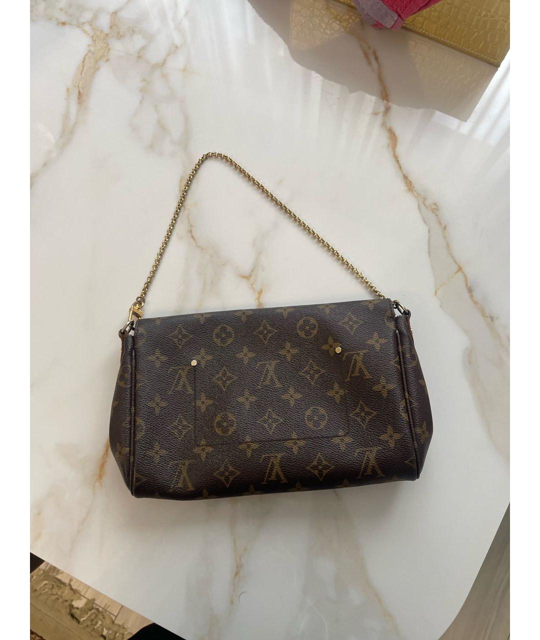 LOUIS VUITTON Коричневая сумка через плечо, фото 3