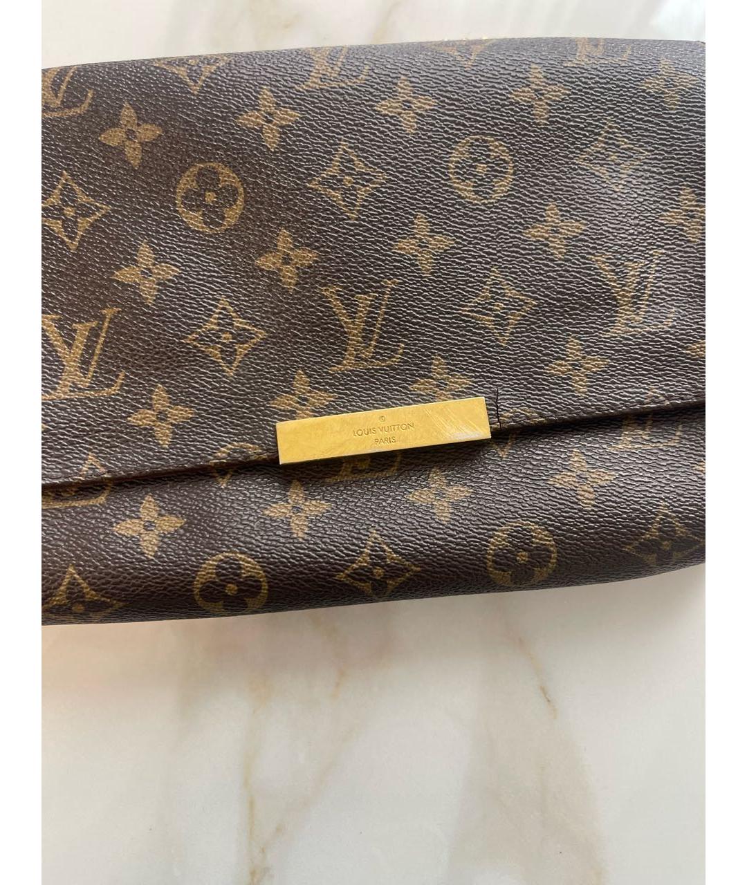 LOUIS VUITTON Коричневая сумка через плечо, фото 7