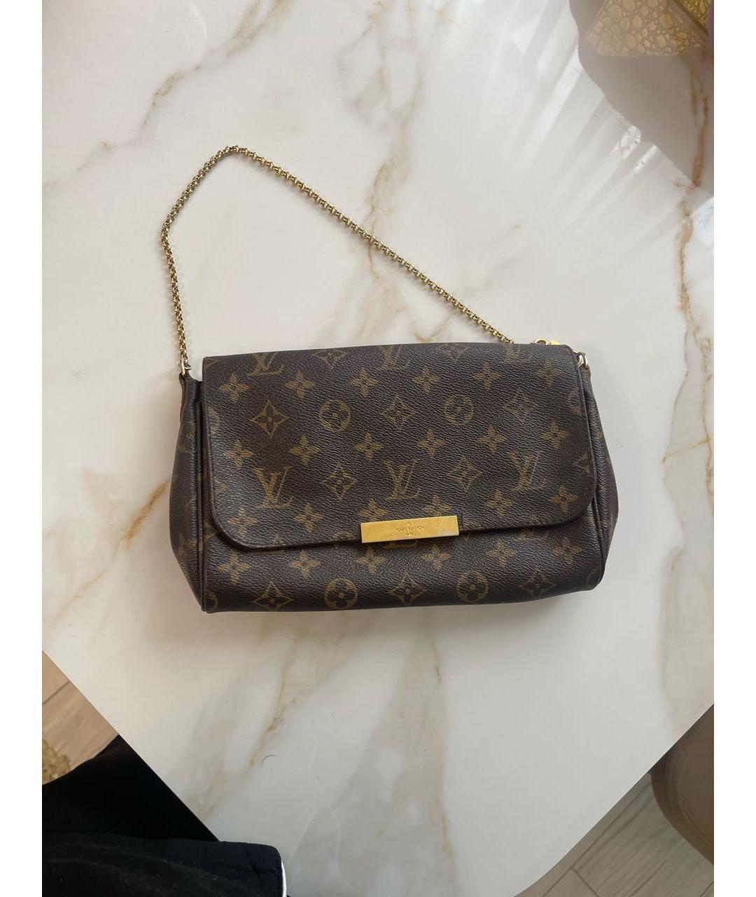 LOUIS VUITTON Коричневая сумка через плечо, фото 8