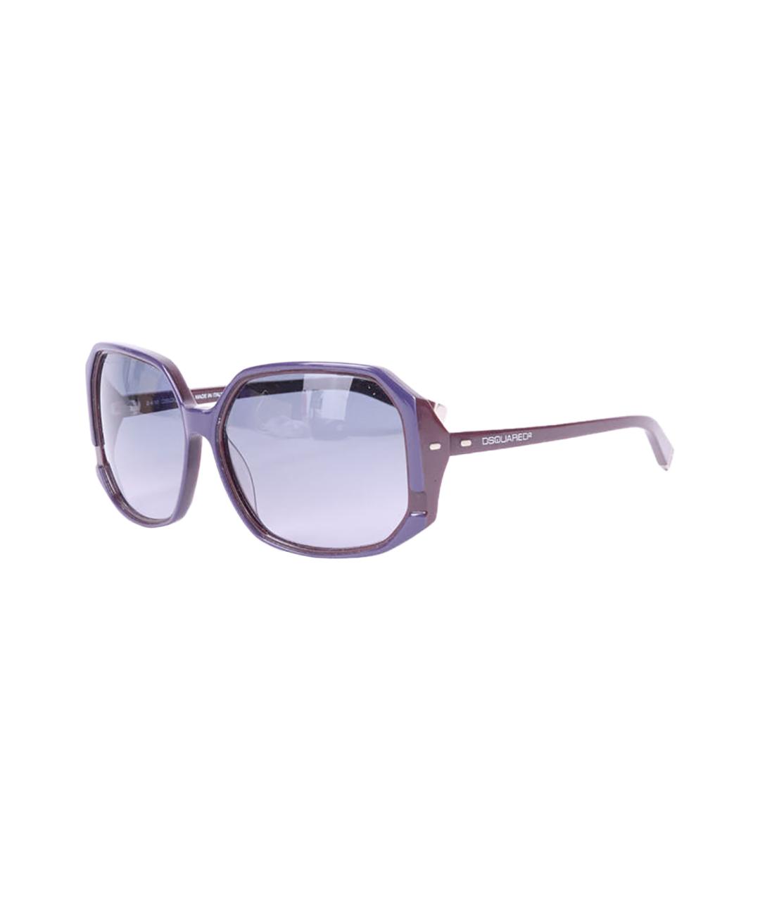 DSQUARED2 Фиолетовые пластиковые солнцезащитные очки, фото 1