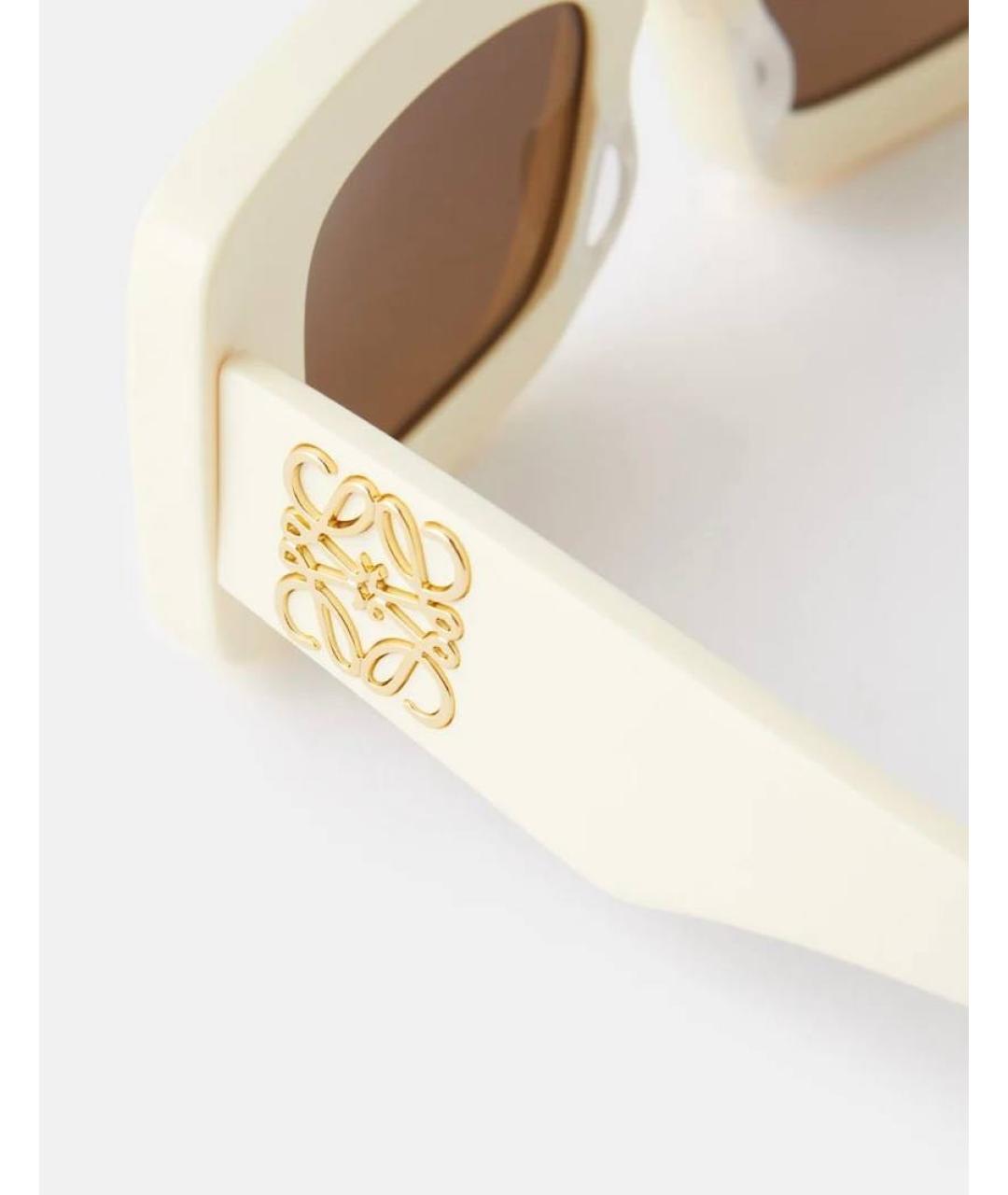 LOEWE Белые солнцезащитные очки, фото 4