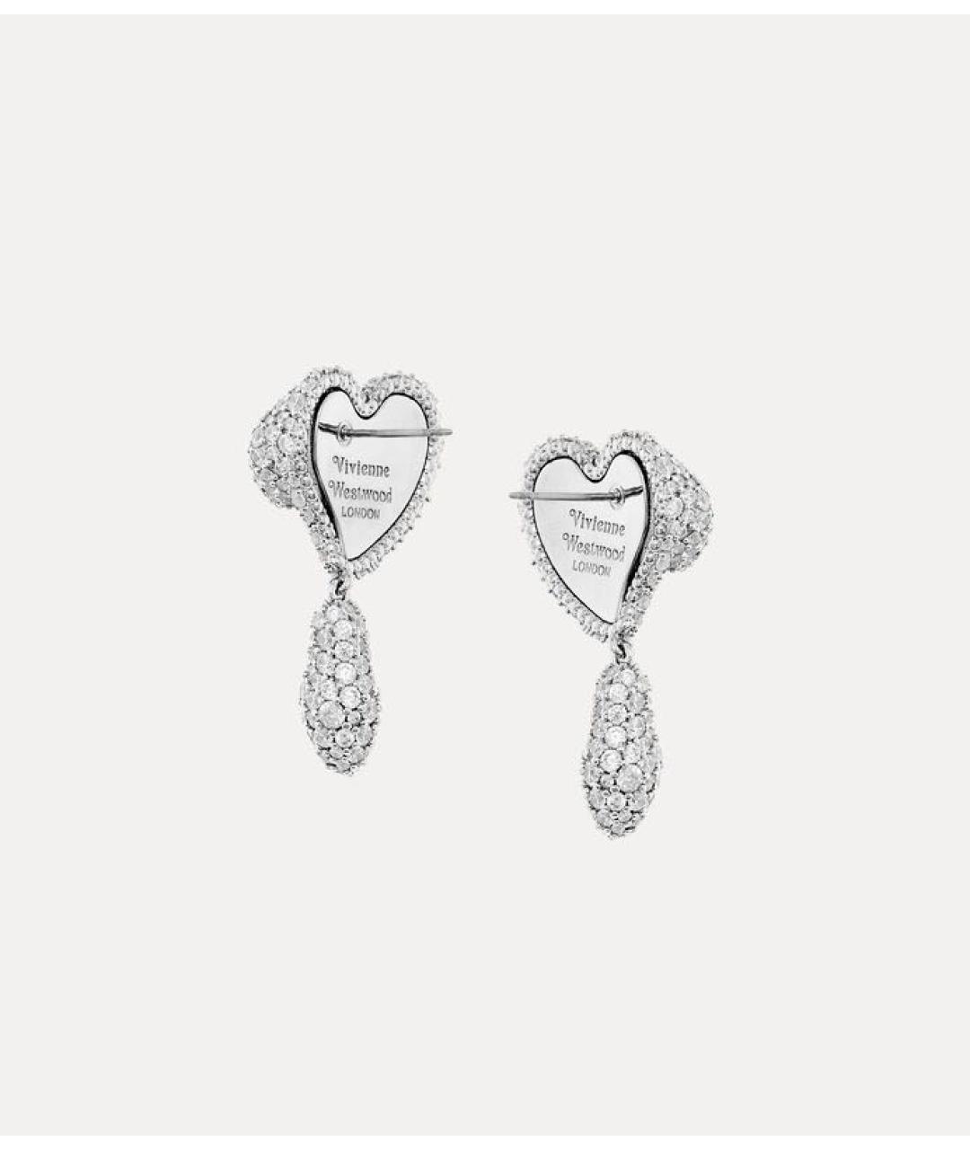 VIVIENNE WESTWOOD Серебряные латунные серьги, фото 3