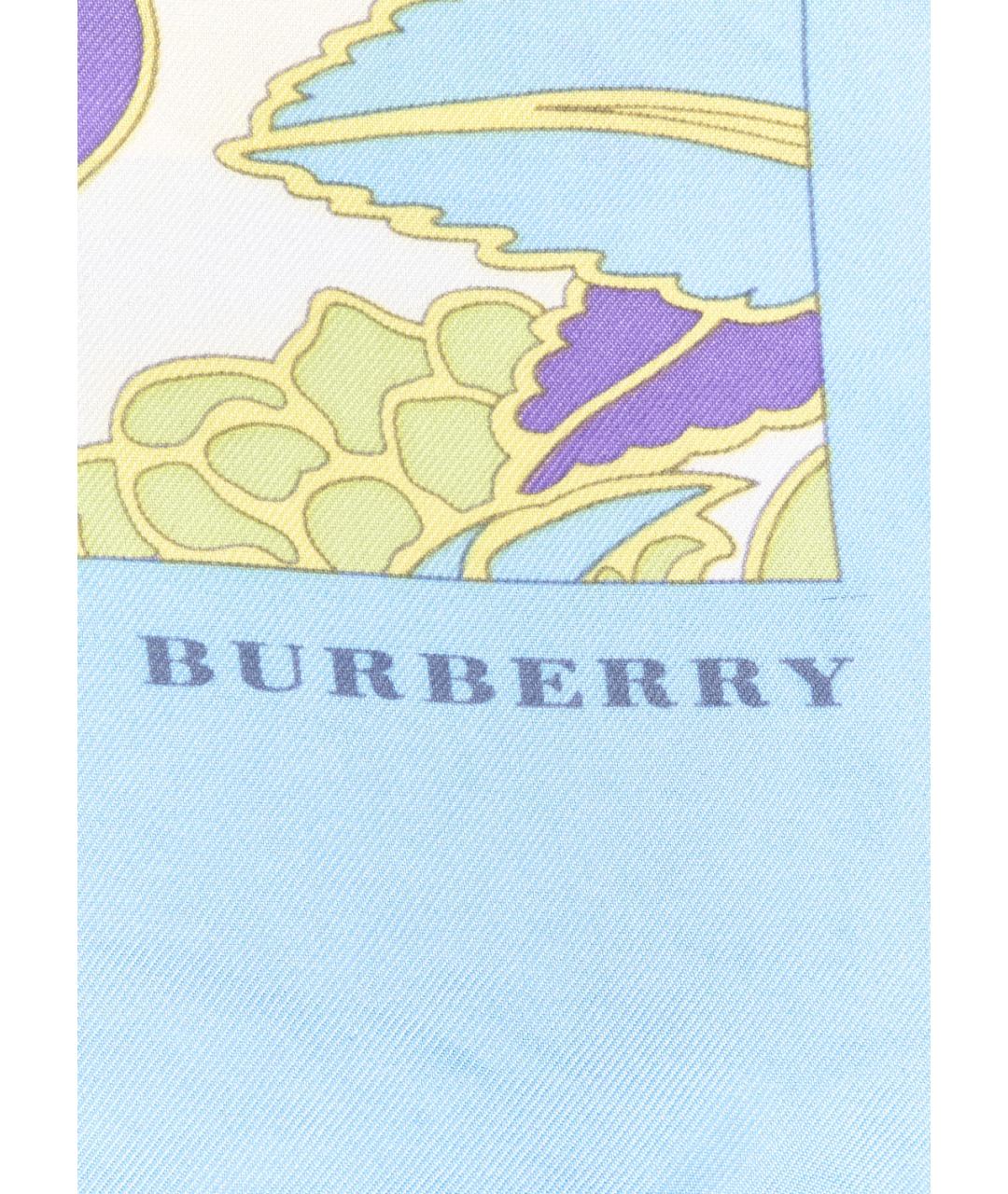 BURBERRY Мульти шелковый платок, фото 2