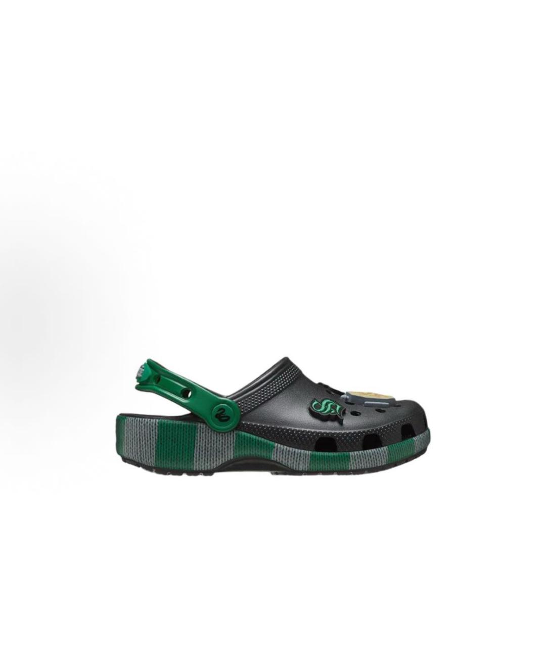 CROCS Черные резиновые сандалии, фото 2