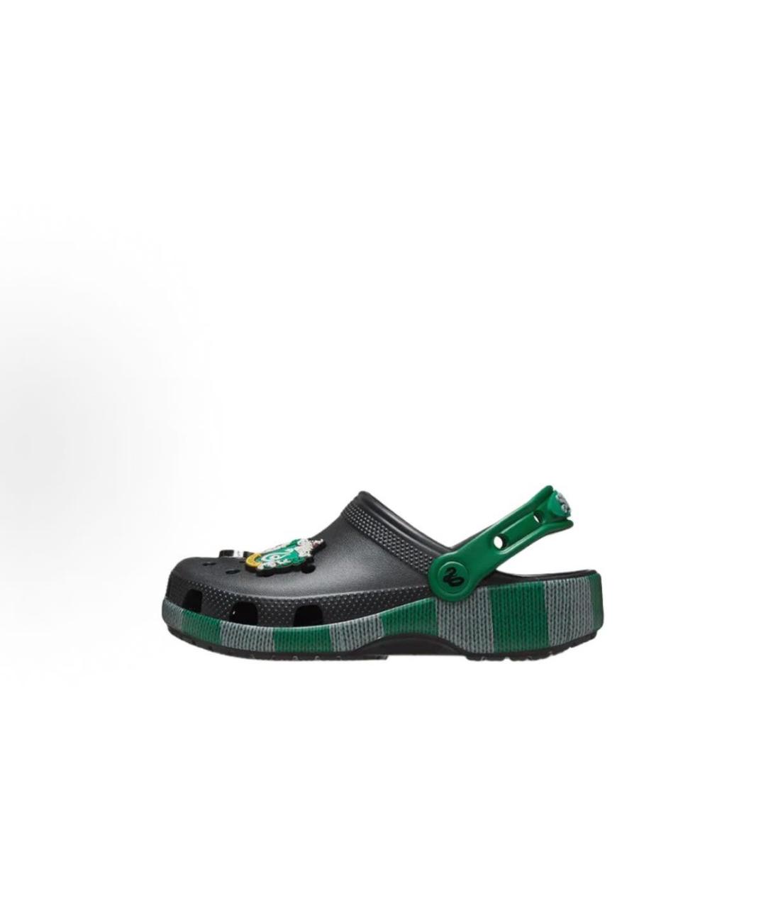 CROCS Черные резиновые сандалии, фото 6