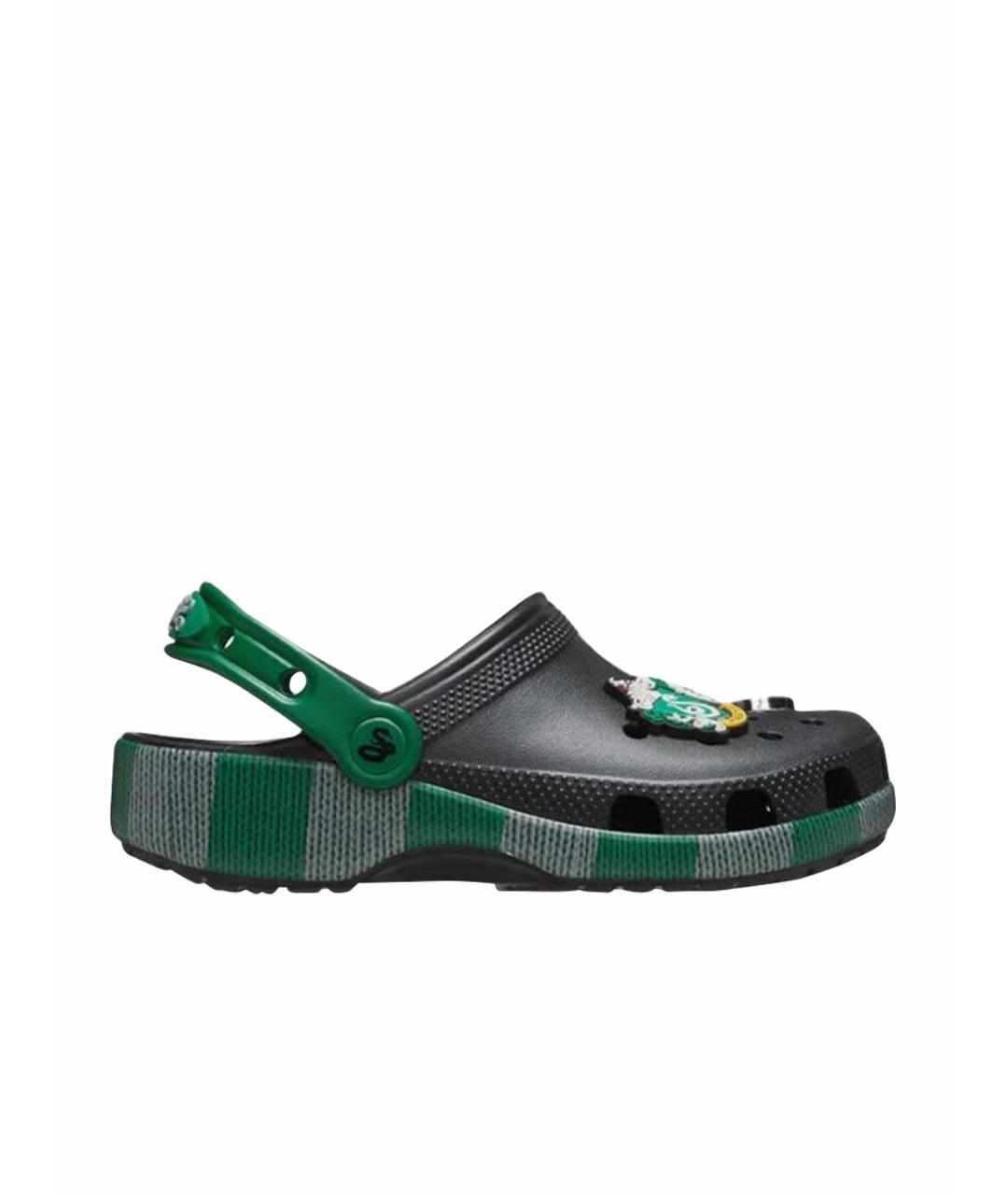 CROCS Черные резиновые сандалии, фото 1
