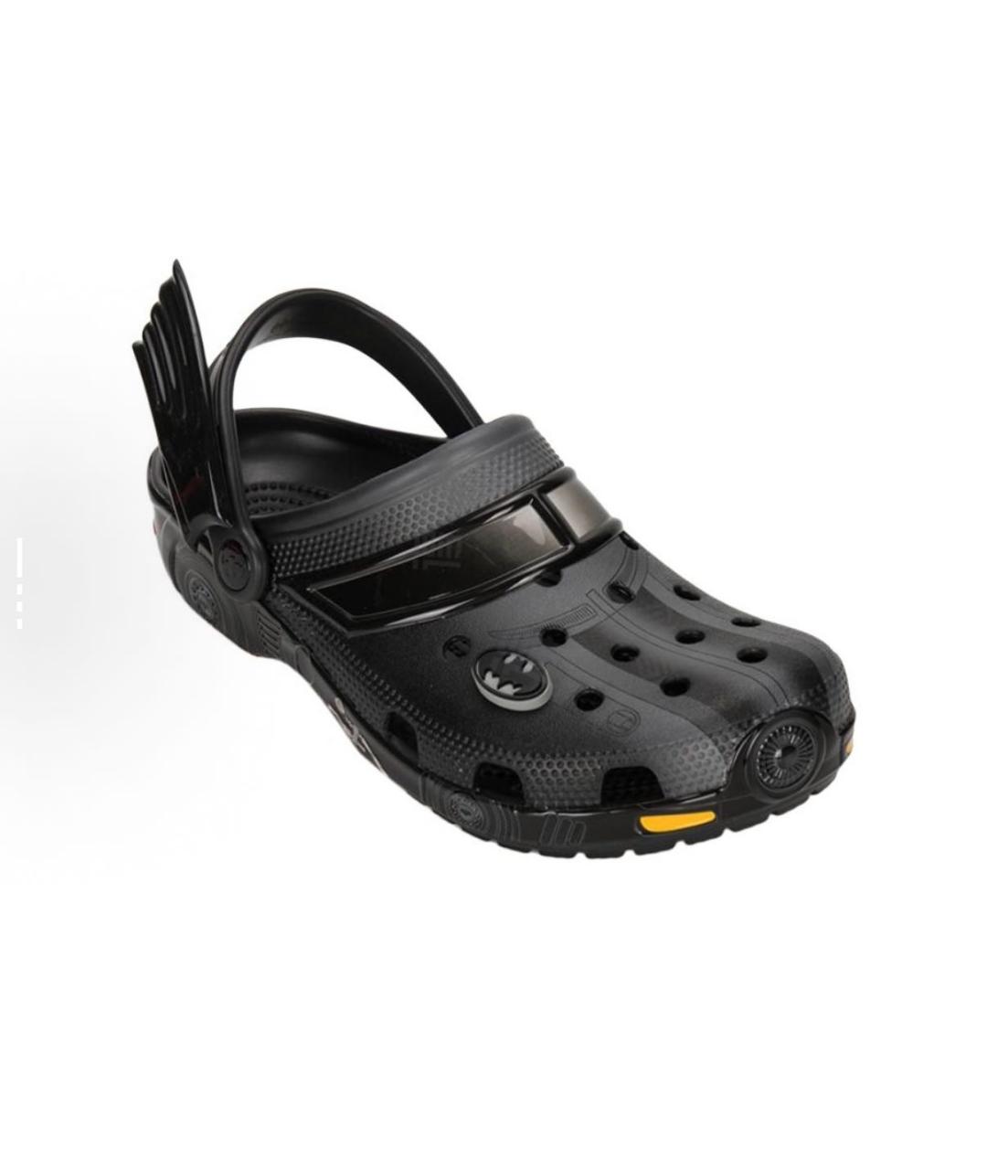 CROCS Черные резиновые сандалии, фото 3