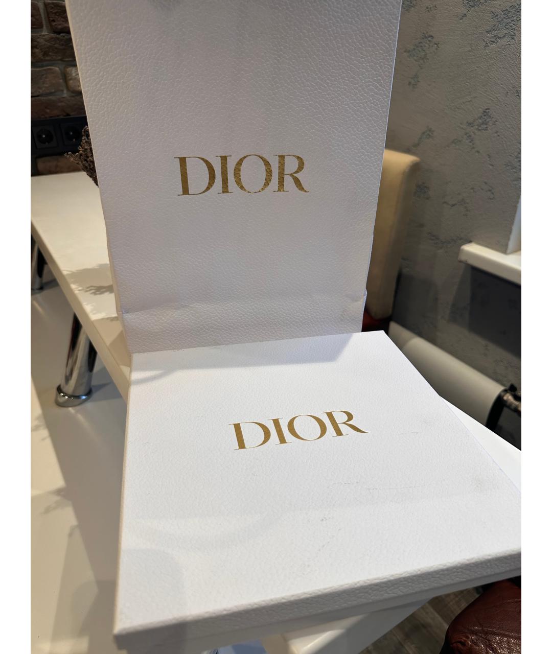 CHRISTIAN DIOR Синий шелковый платок, фото 5