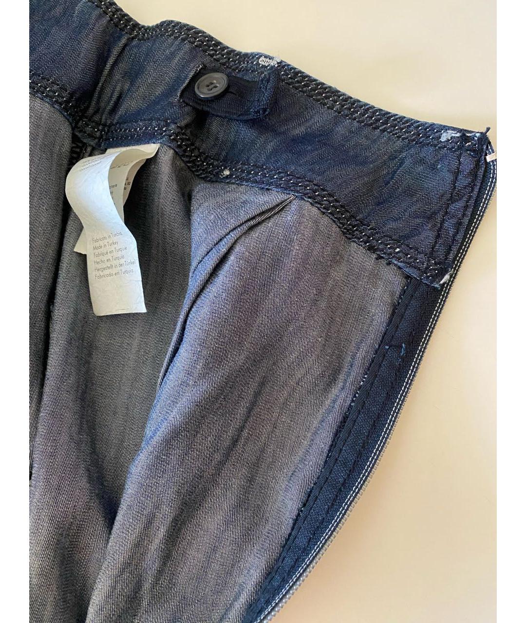 CALVIN KLEIN Синяя юбка мини, фото 6