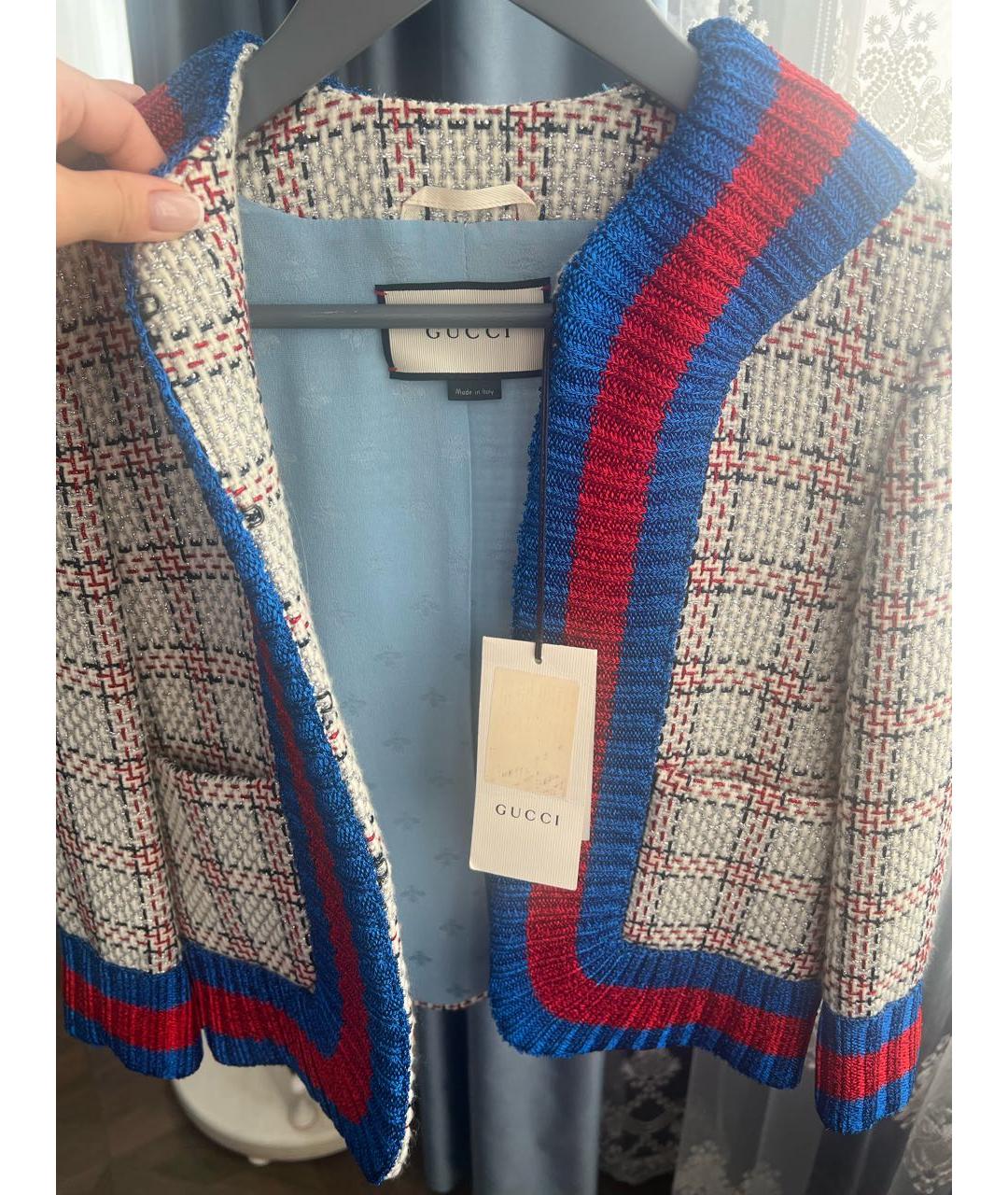 GUCCI Мульти вискозный жакет/пиджак, фото 3