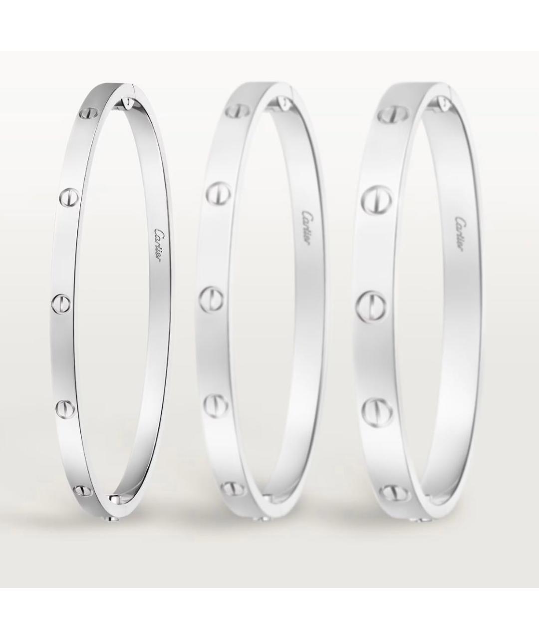CARTIER Браслет из белого золота, фото 4