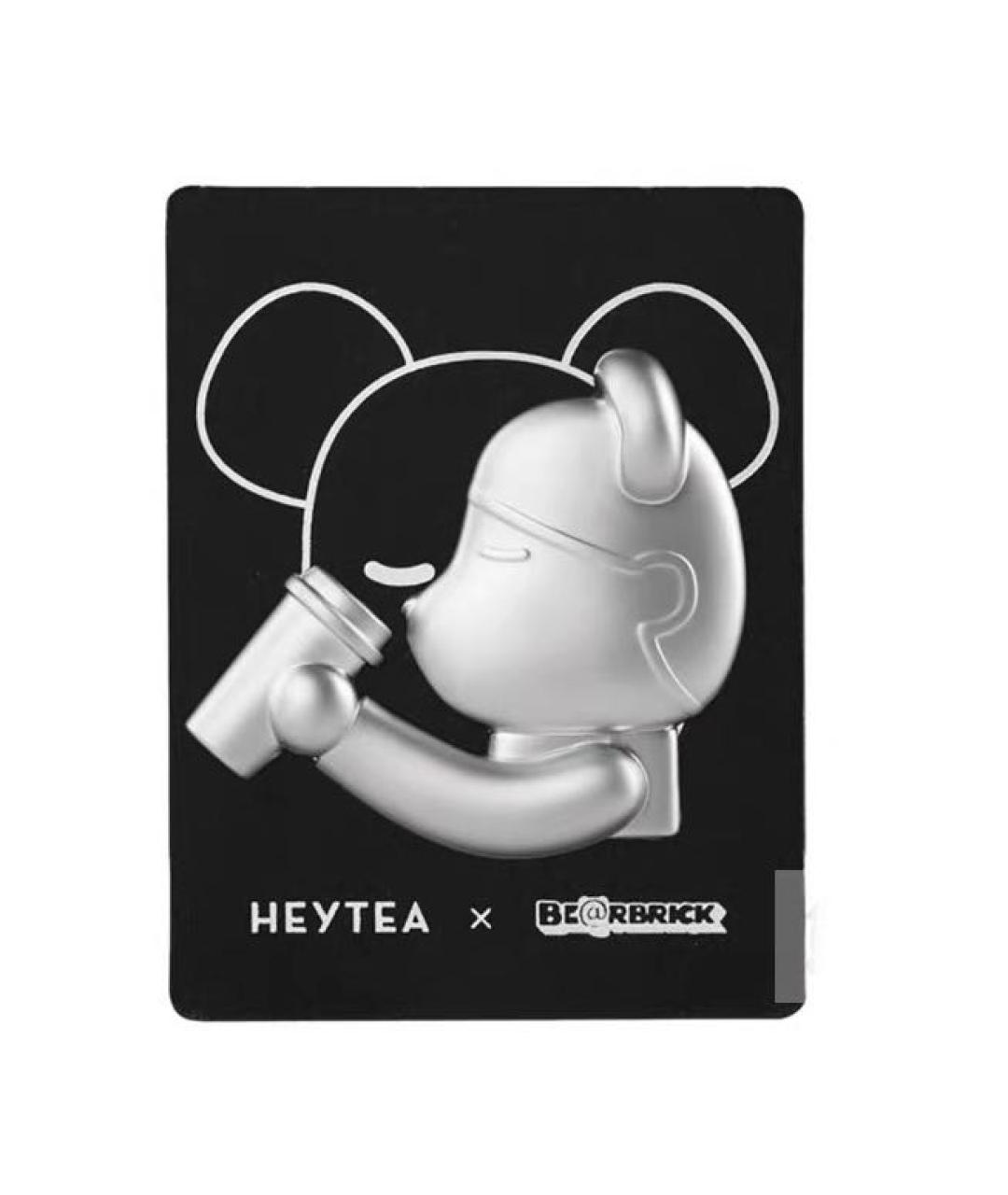 BEARBRICK Серебрянный брелок, фото 10