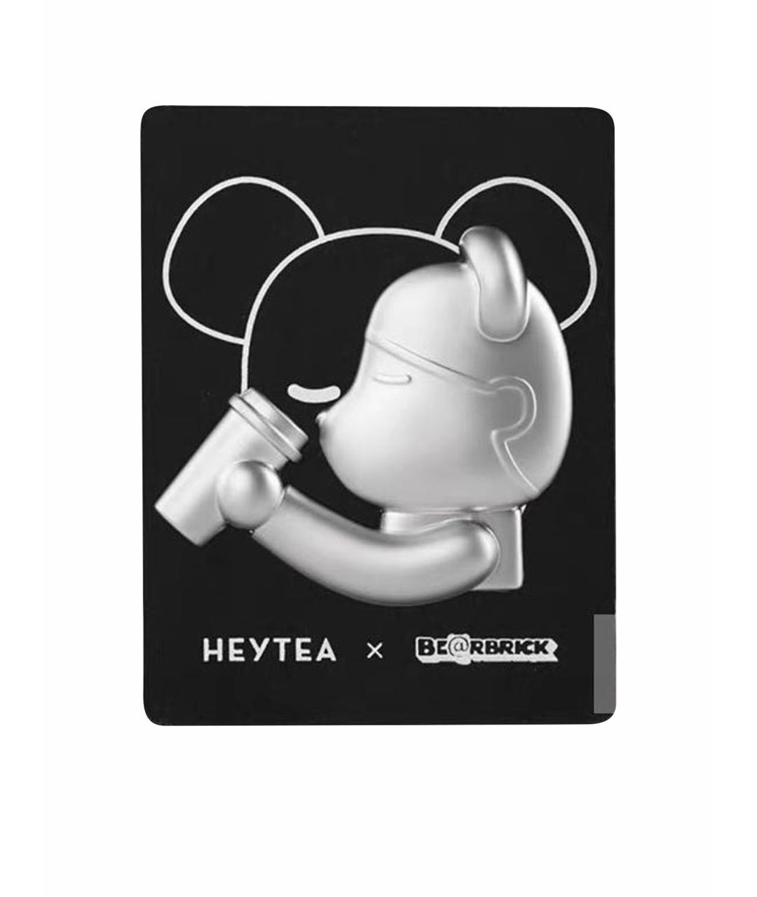 BEARBRICK Серебрянный брелок, фото 2