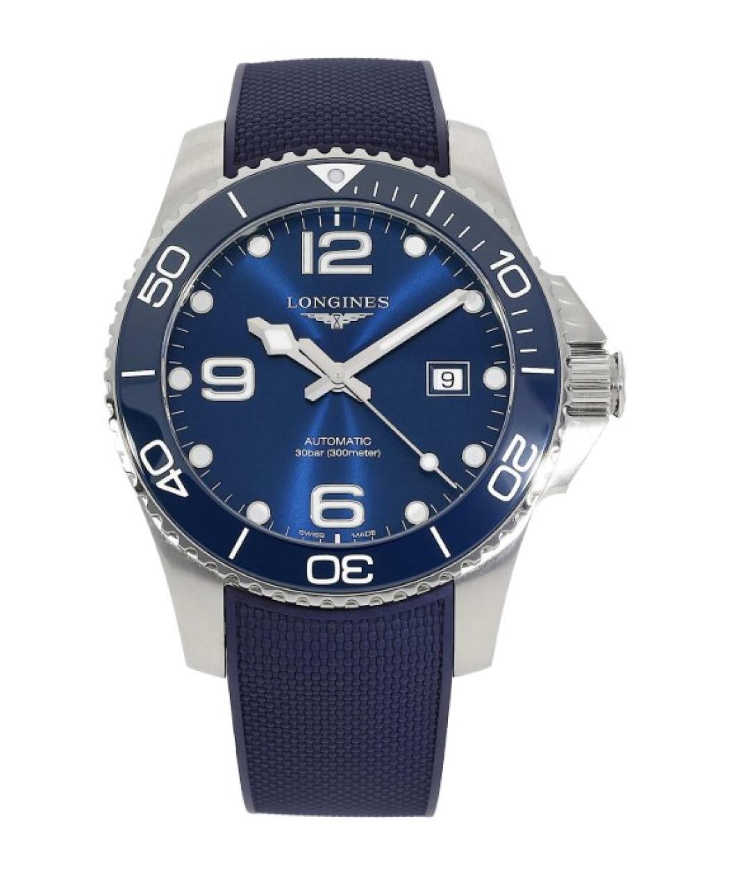 LONGINES Темно-синие стальные часы, фото 6