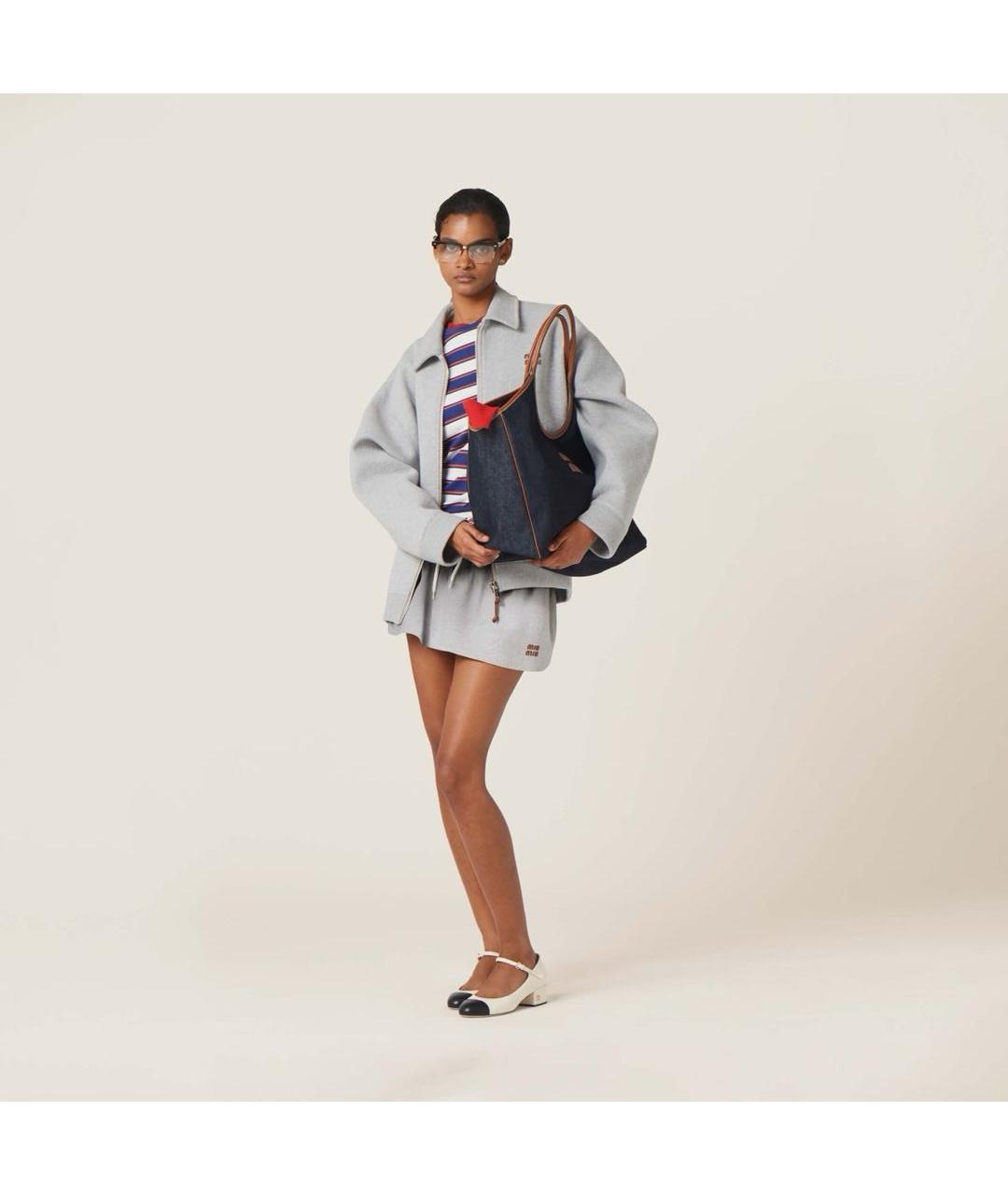 MIU MIU Мульти хлопковая футболка, фото 3