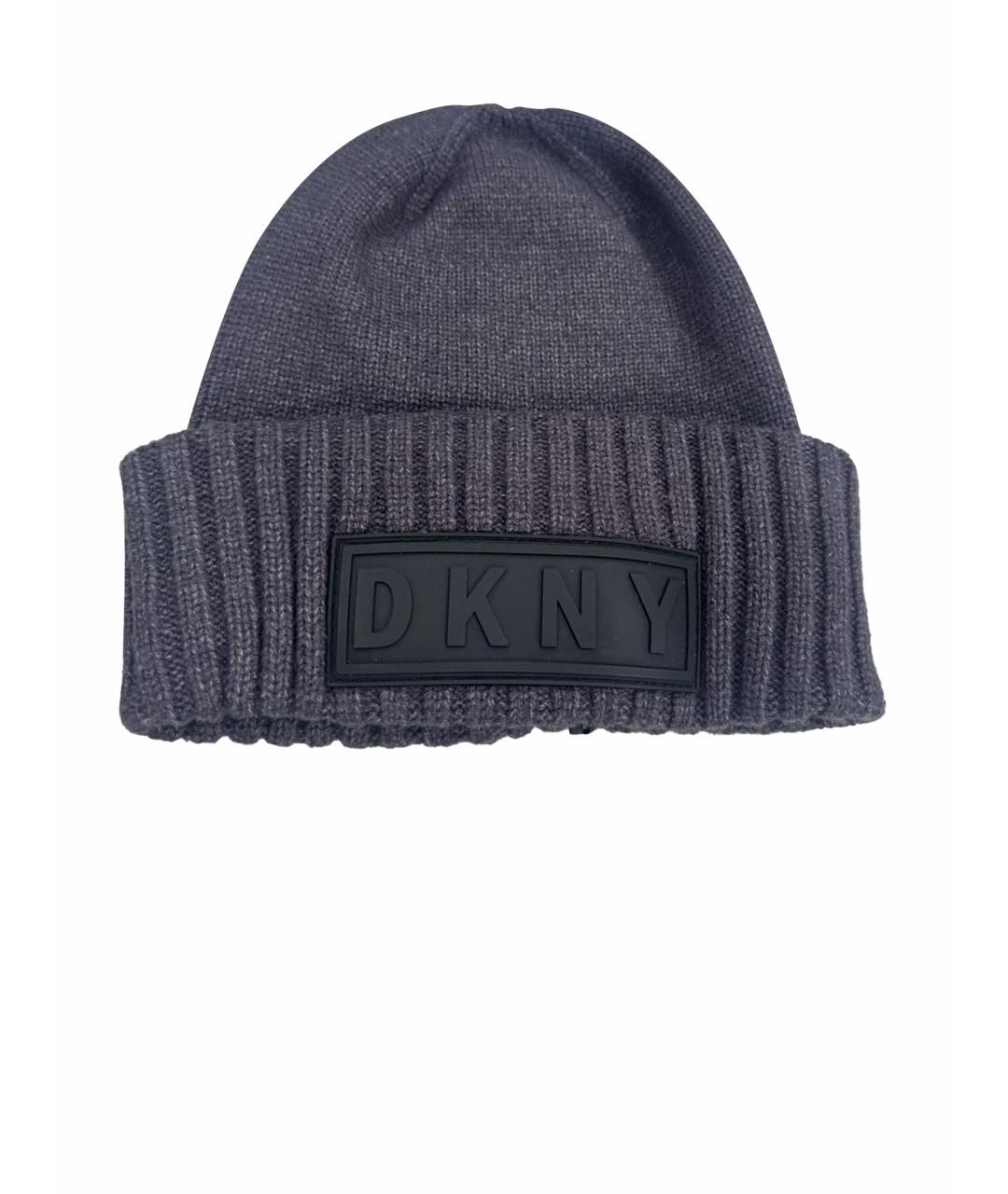 DKNY Серая шапка, фото 1