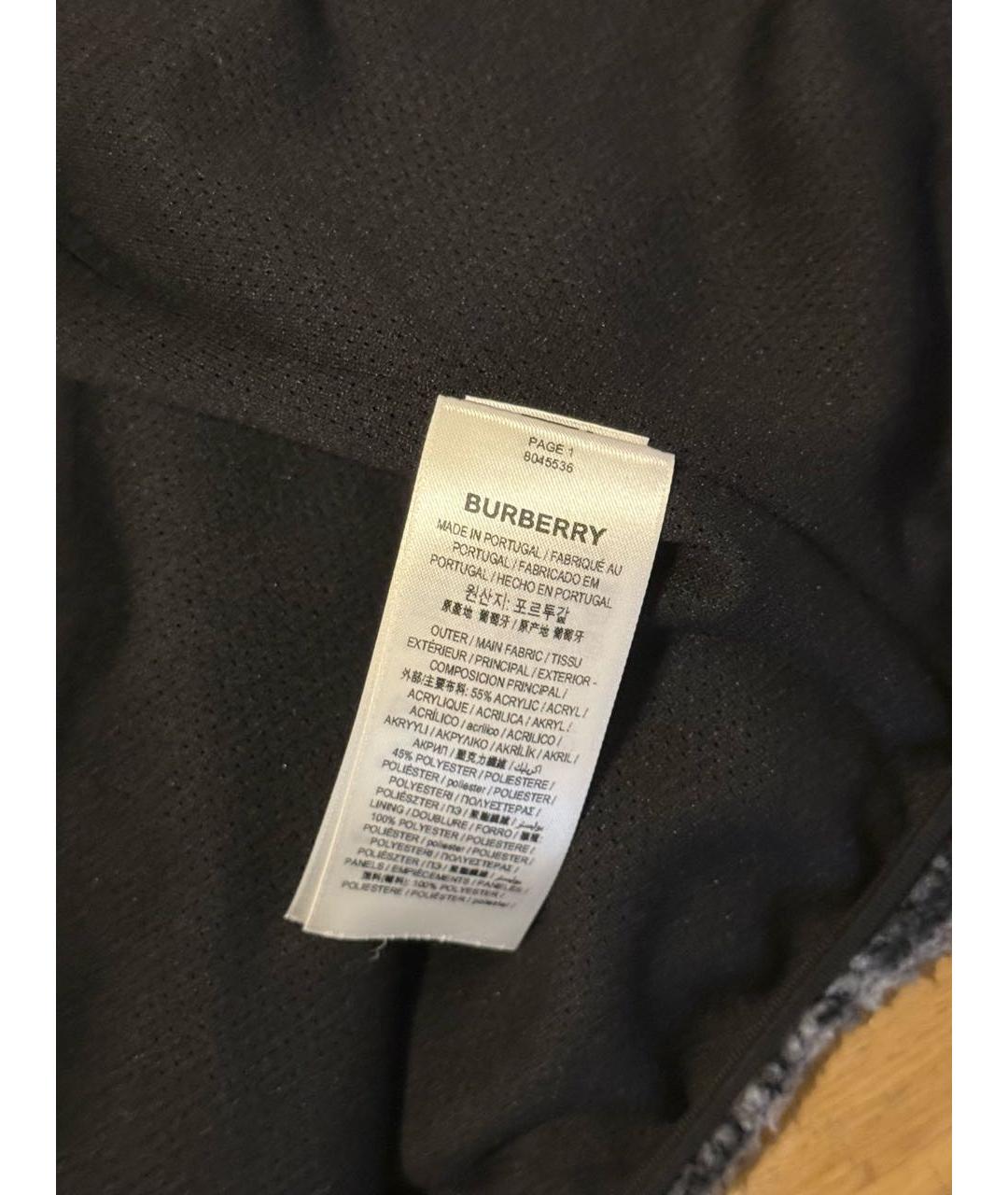 BURBERRY Серая куртка, фото 4