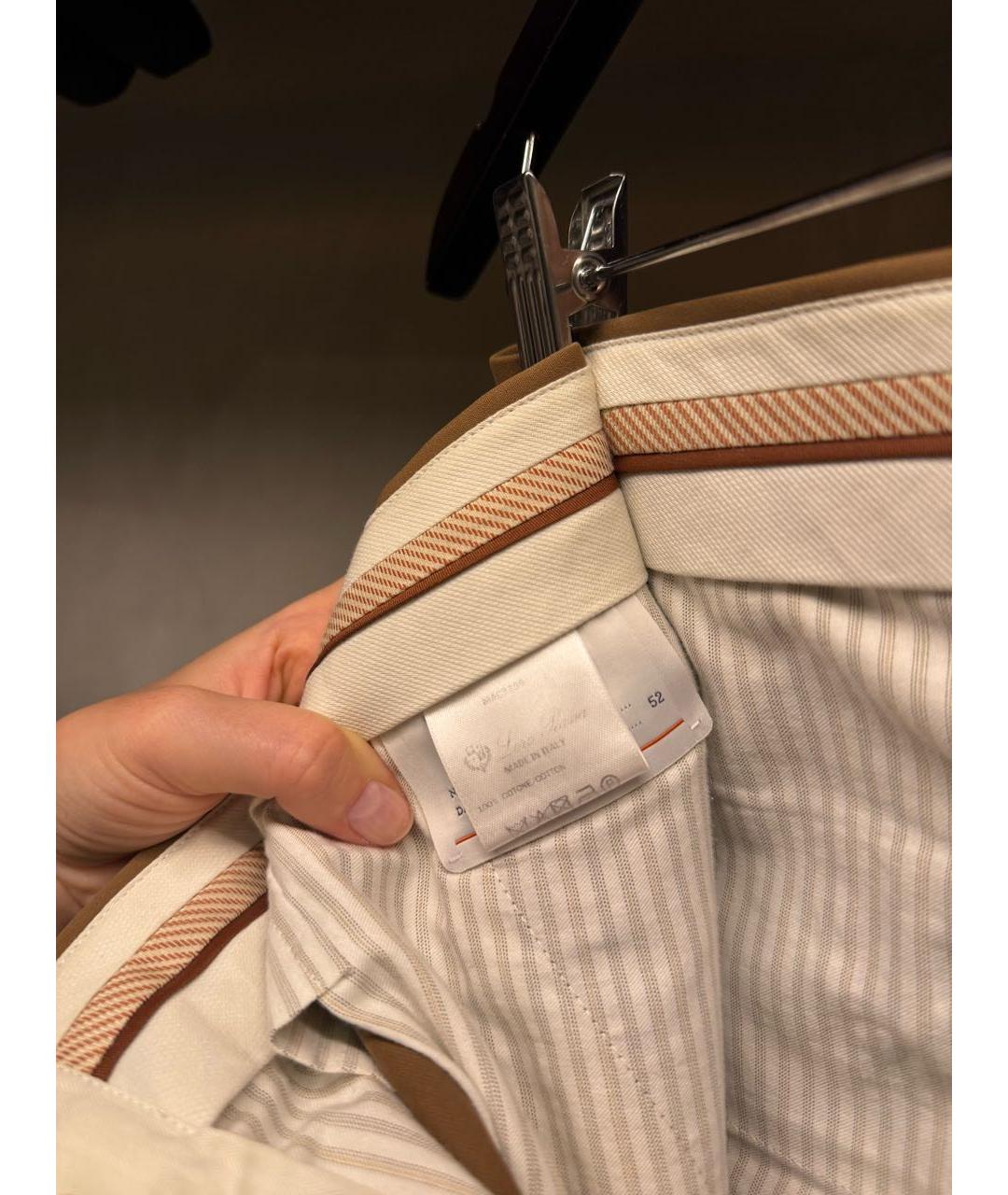 LORO PIANA Хлопковые повседневные брюки, фото 2