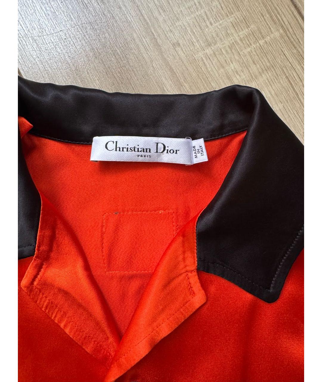 CHRISTIAN DIOR Красный вискозный костюм с брюками, фото 5