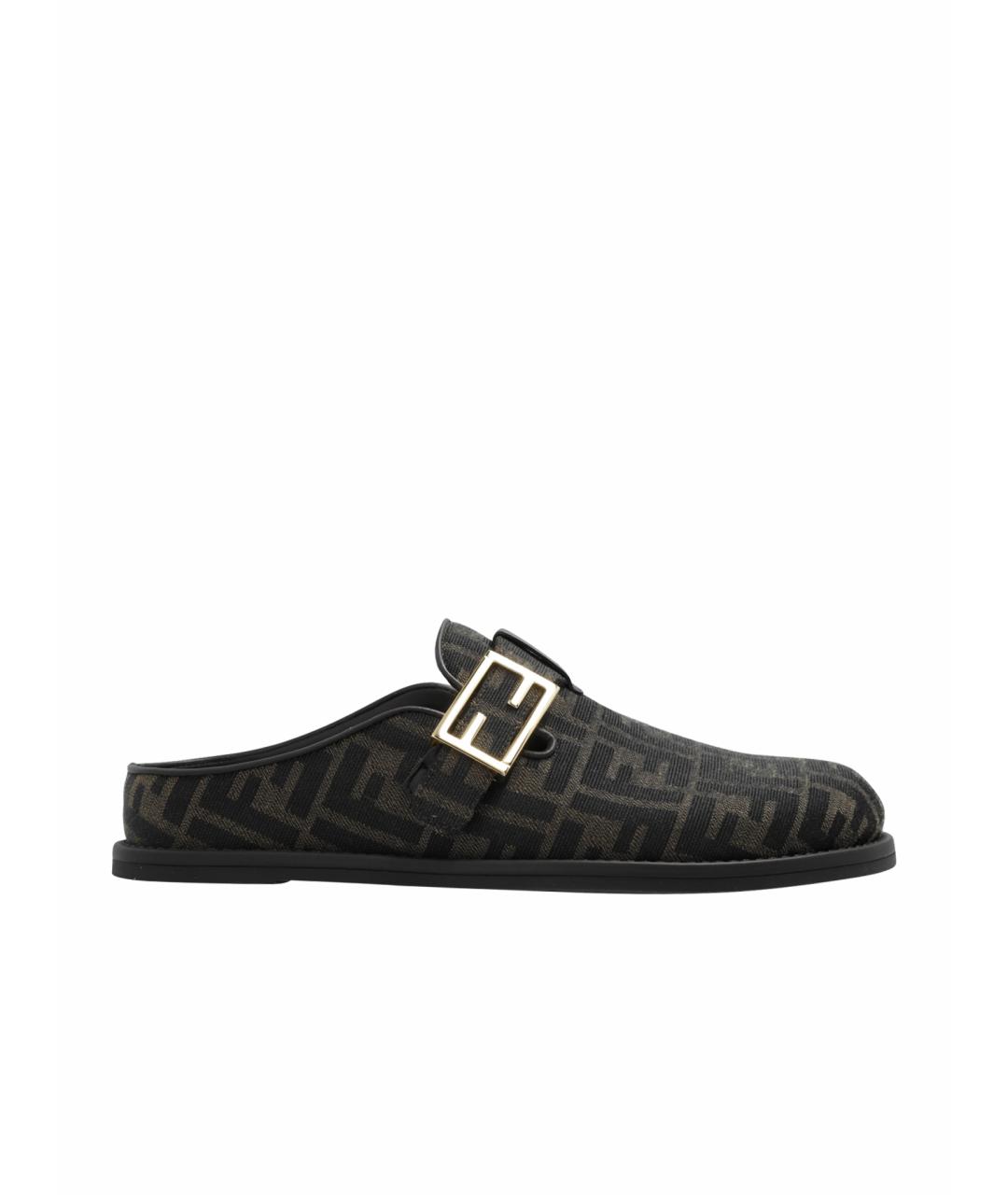 FENDI Коричневые мюли, фото 1