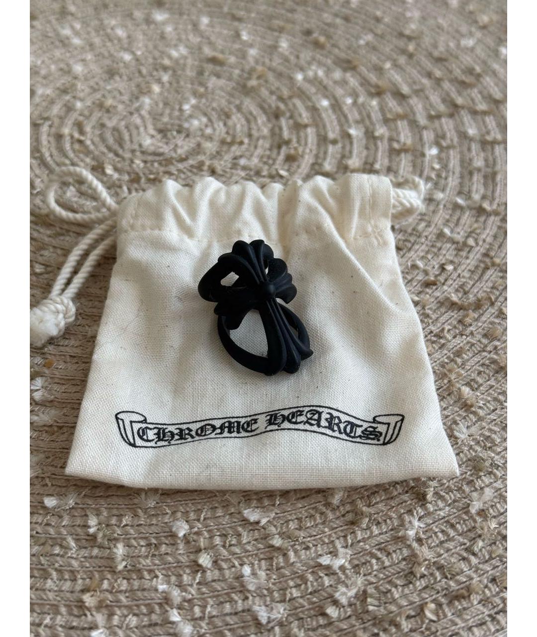 CHROME HEARTS Черное кольцо, фото 5