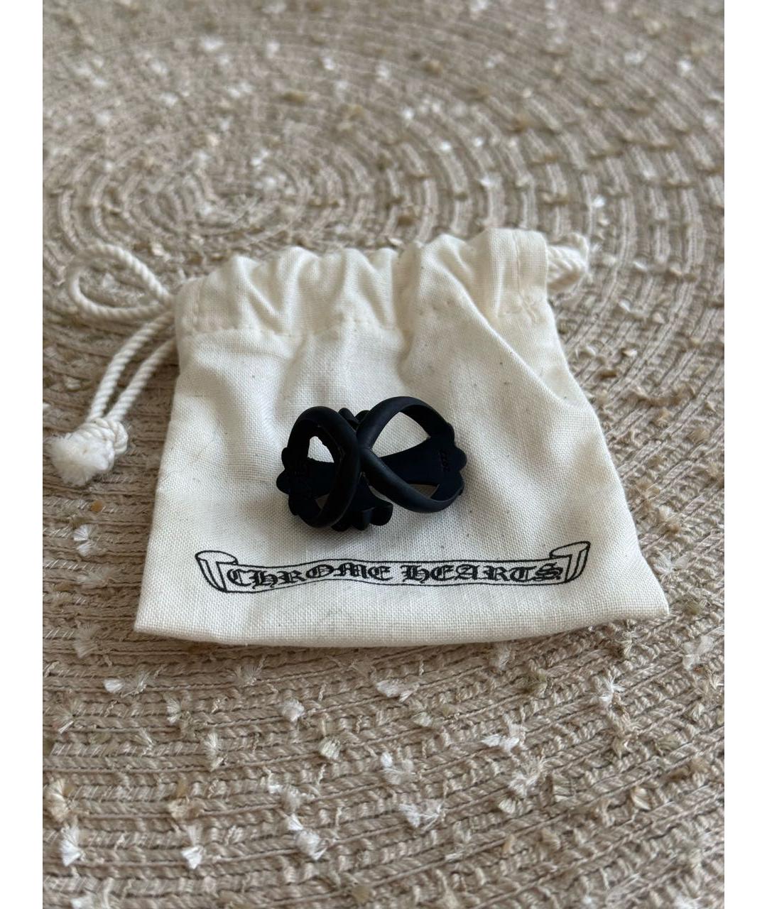 CHROME HEARTS Черное кольцо, фото 2