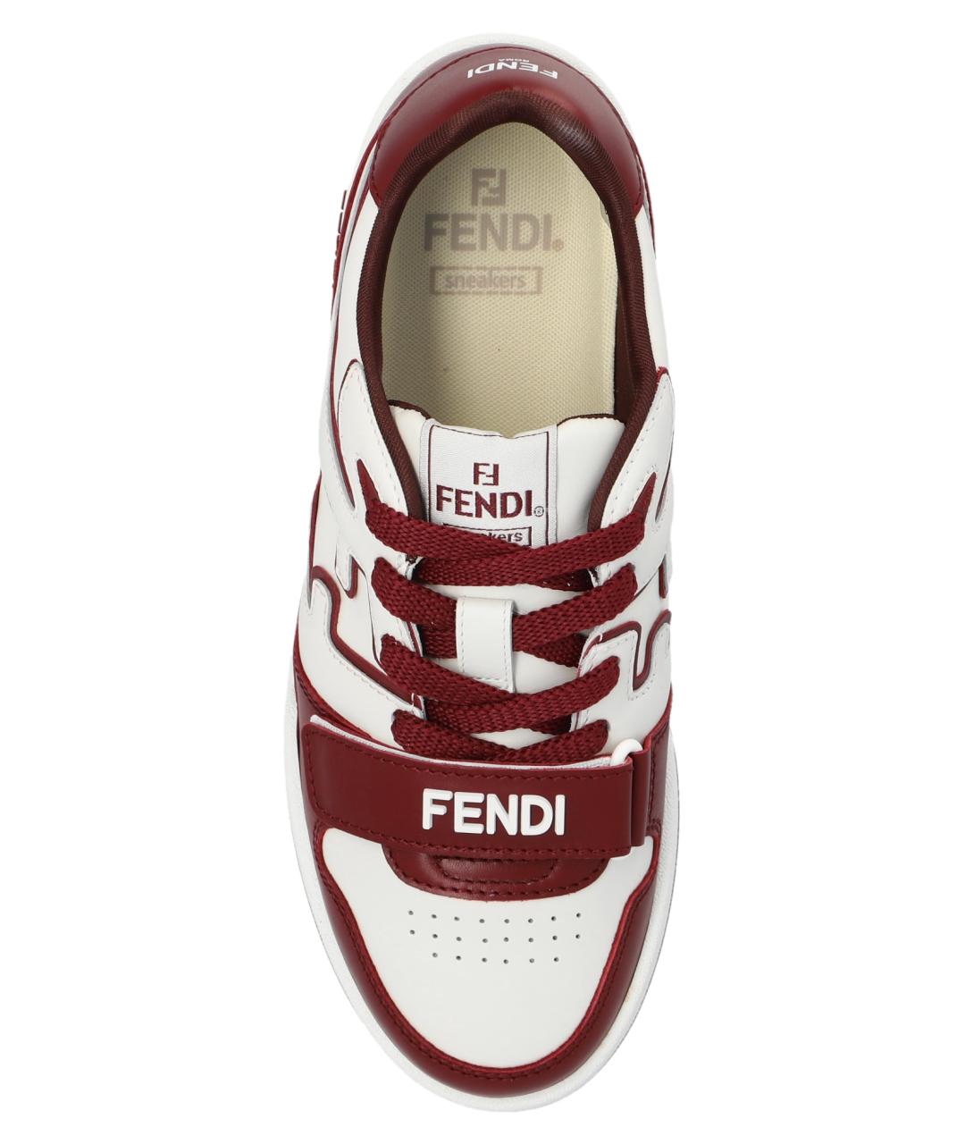 FENDI Мульти кожаные кроссовки, фото 2