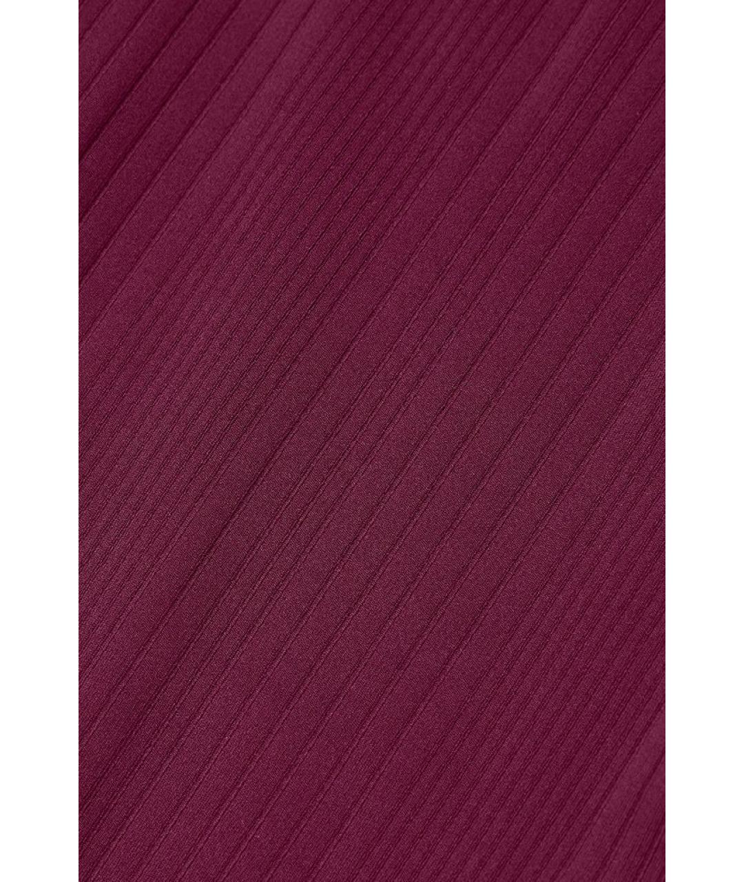 ALO YOGA Бордовые полиэстеровые спортивные брюки и шорты, фото 6