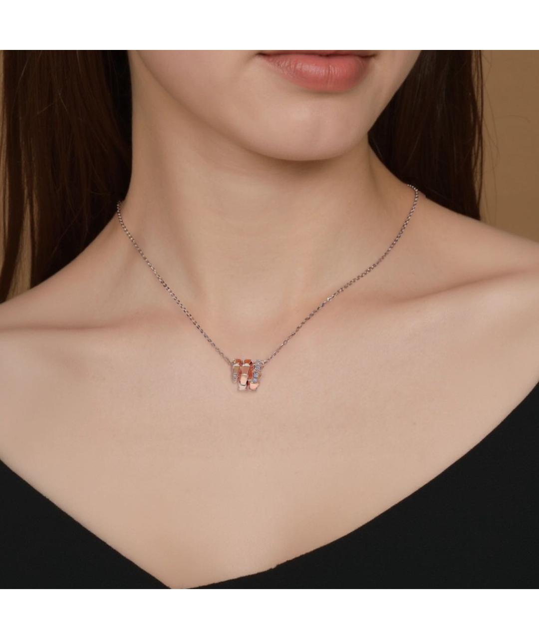 BVLGARI Золотая подвеска из розового золота, фото 4