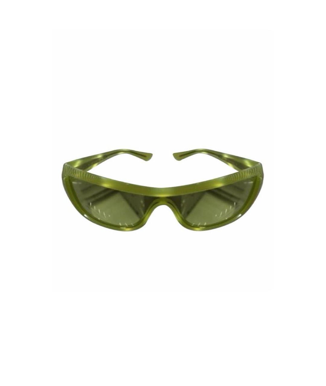RAY BAN Салатовые пластиковые солнцезащитные очки, фото 7