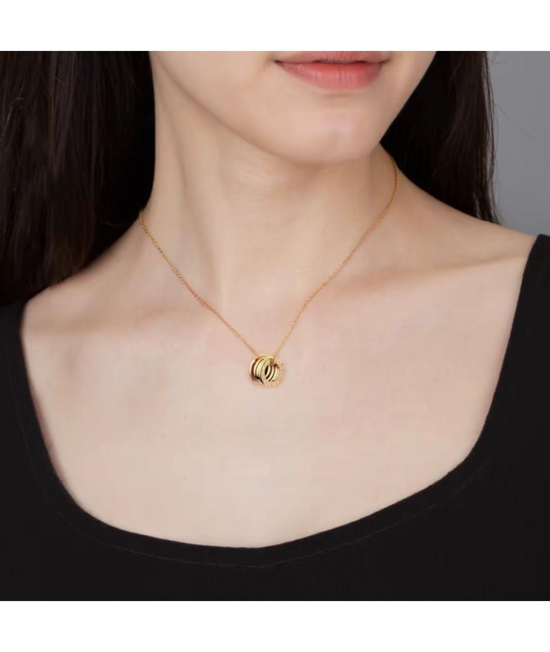 BVLGARI Золотая подвеска из желтого золота, фото 4