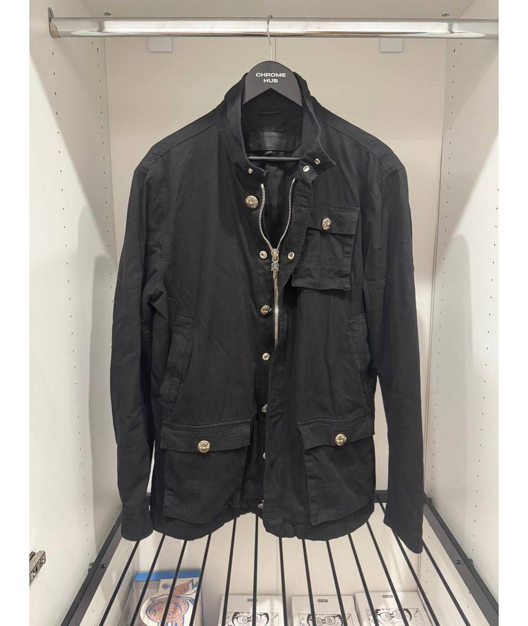 CHROME HEARTS Черная хлопковая куртка, фото 5