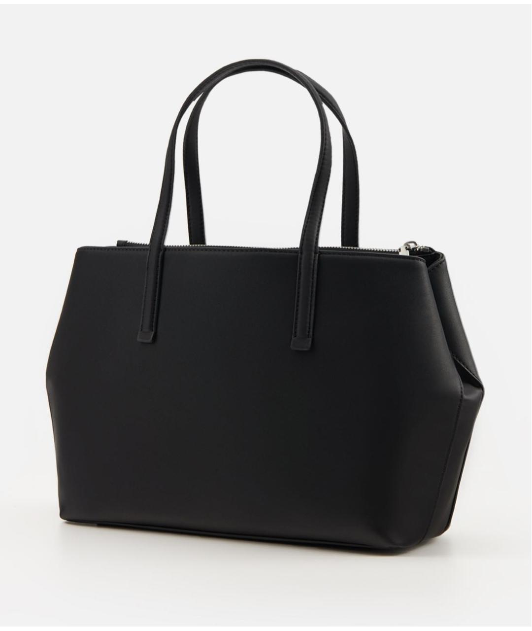 CALVIN KLEIN Черная сумка тоут, фото 2