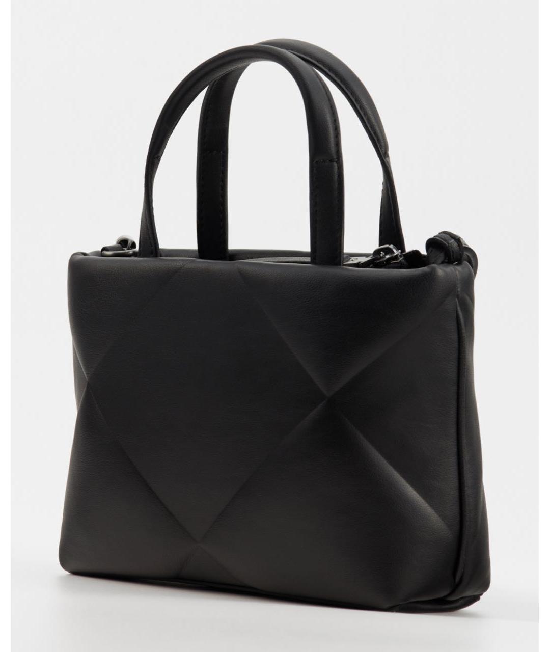 CALVIN KLEIN Черная сумка тоут, фото 2
