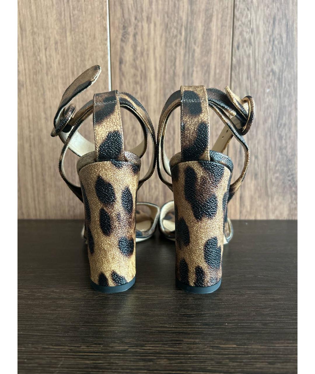 DOLCE&GABBANA Кожаные босоножки, фото 3