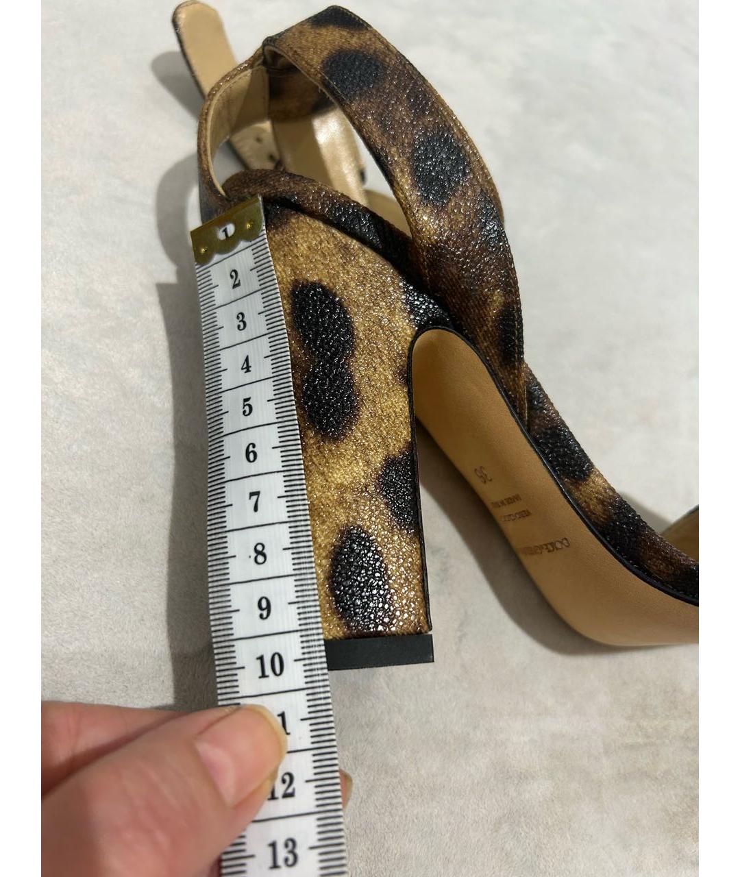 DOLCE&GABBANA Кожаные босоножки, фото 8