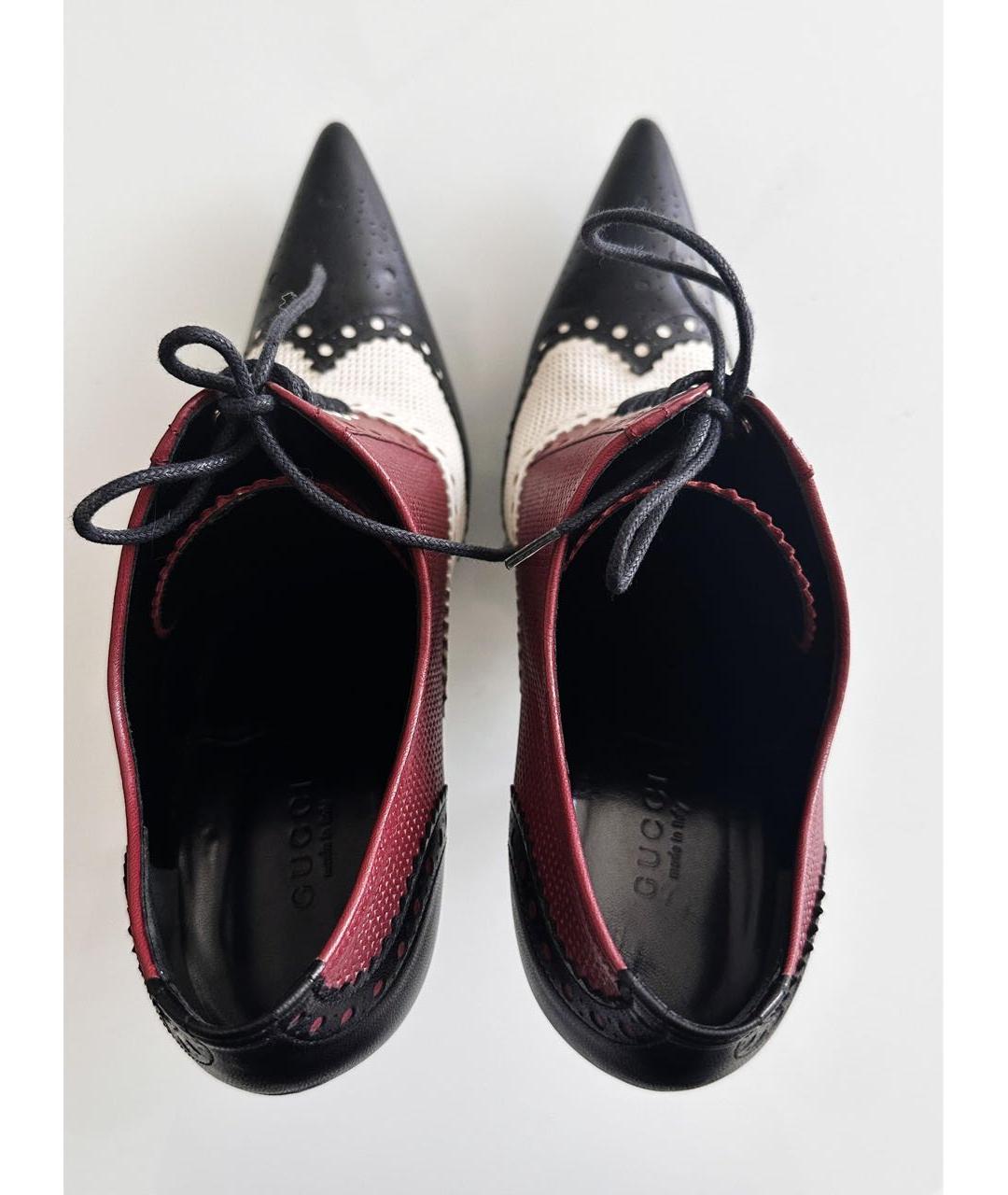 GUCCI Мульти кожаные ботильоны, фото 3