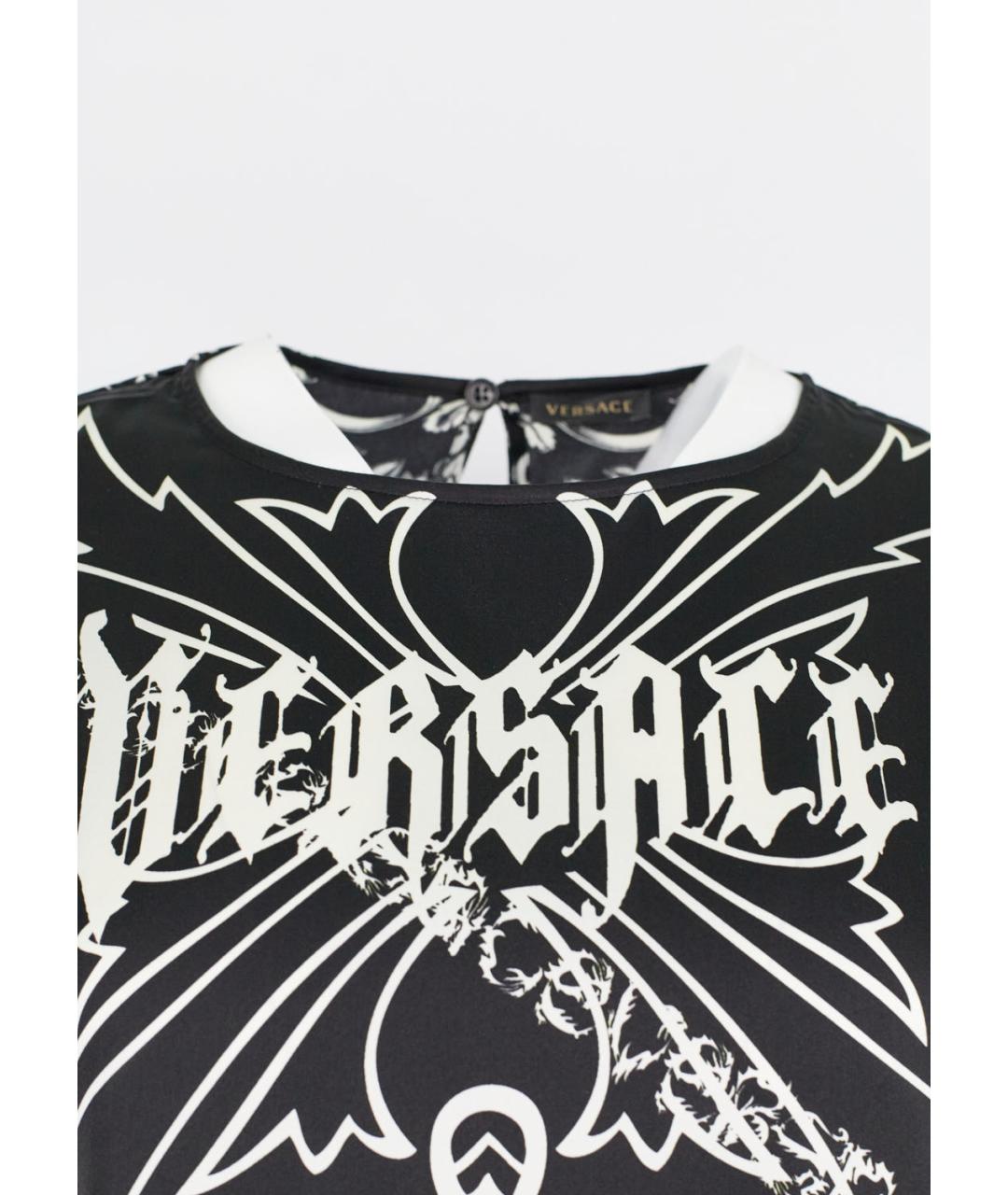 VERSACE Мульти шелковая блузы, фото 4